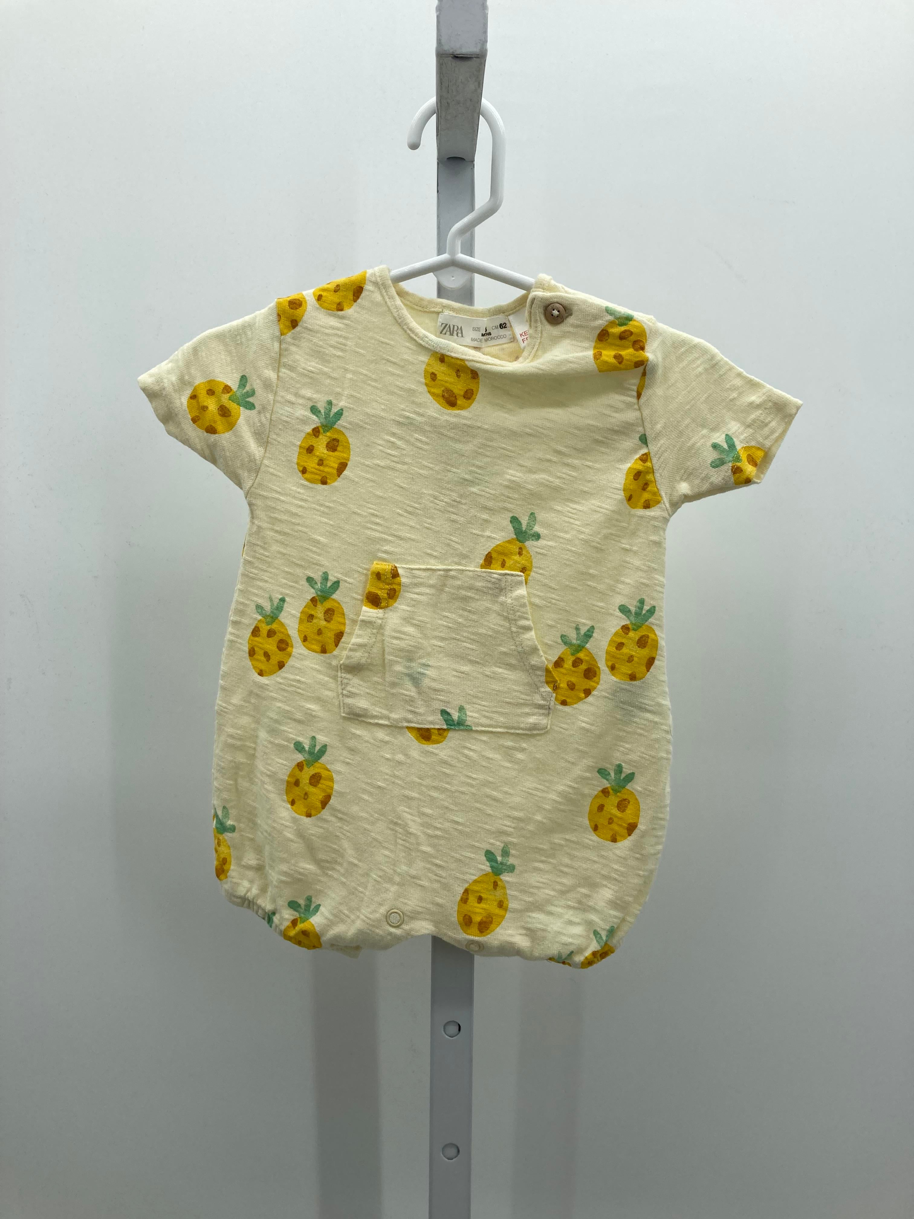 Zara Size 0-3 months Girls Short Slv. Romper