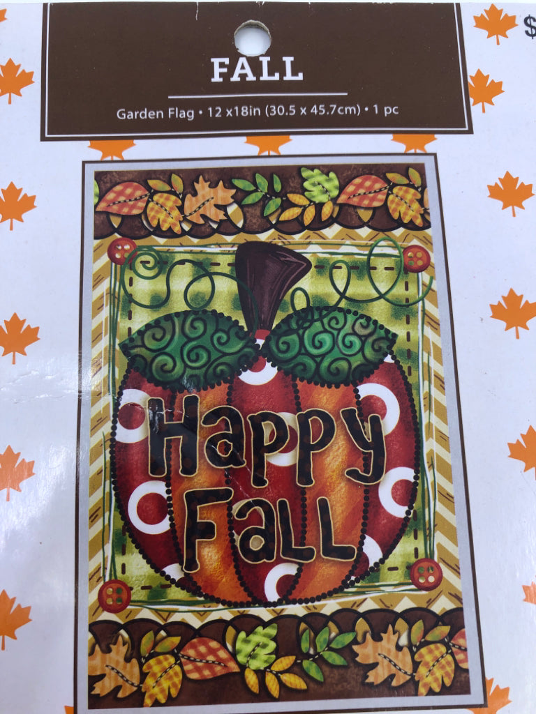 NIP HAPPY FALL FLAG.