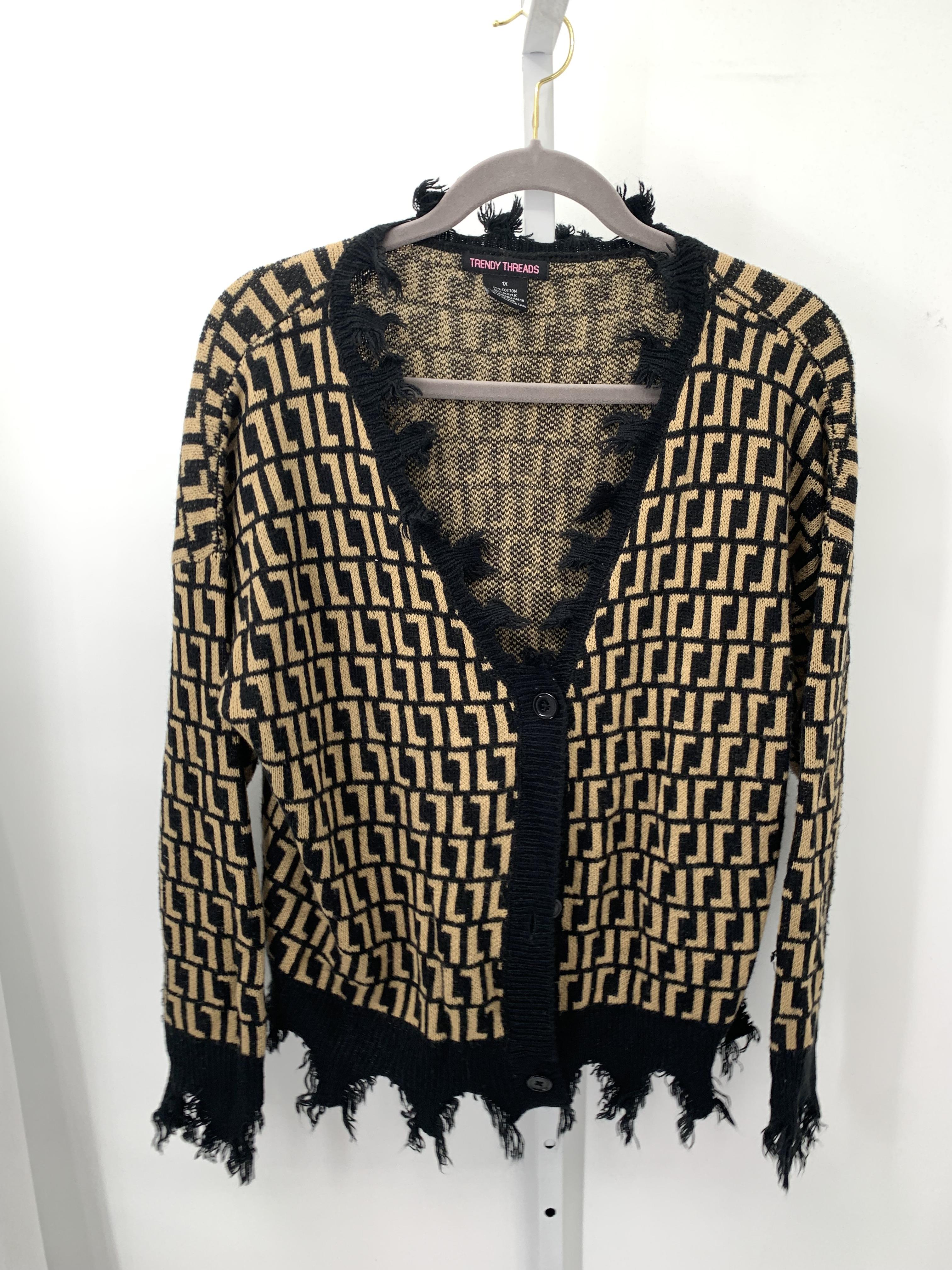 Size 1X Womens Long Slv Sweater