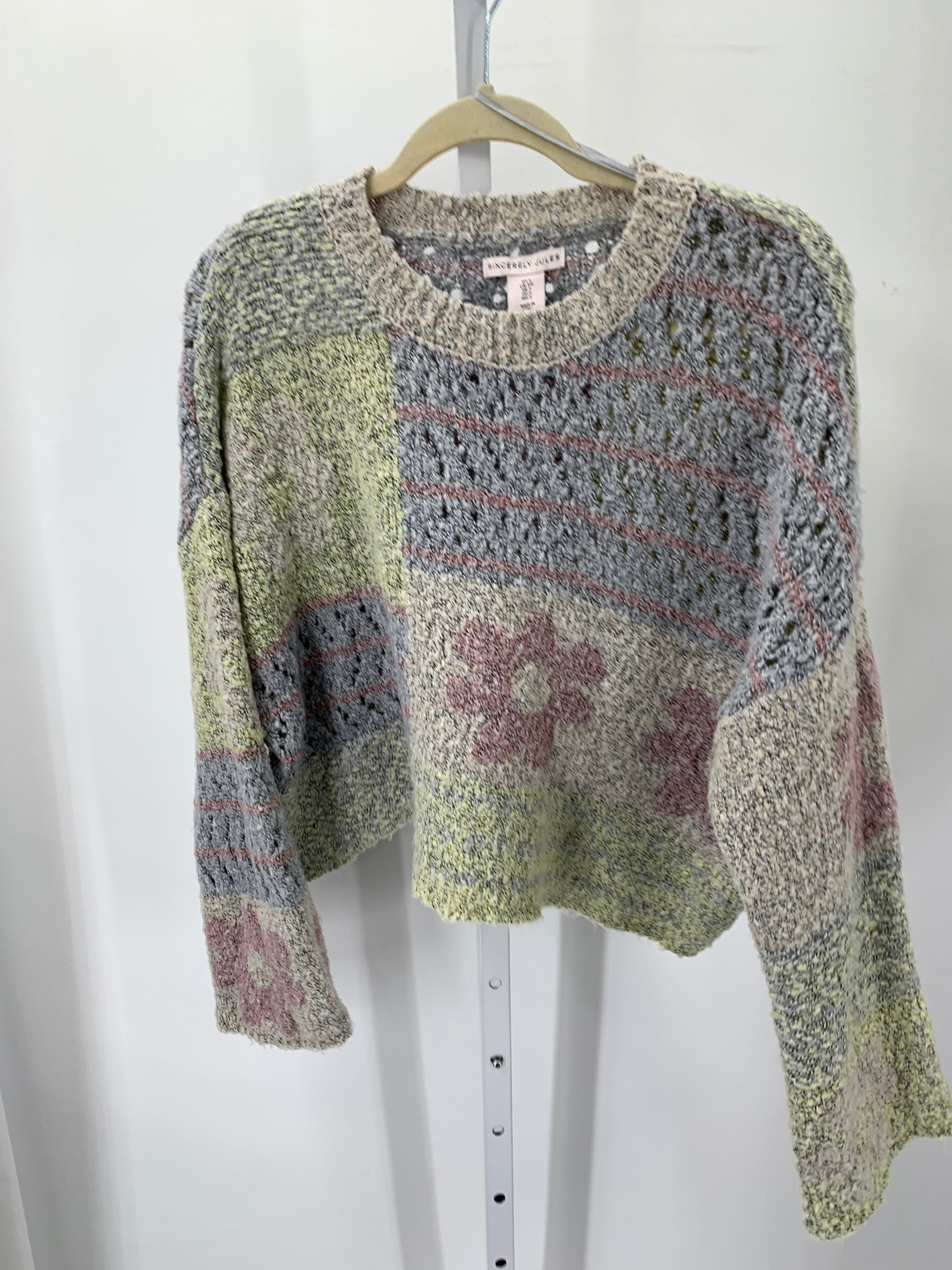 Size Small Juniors Long Sleeve Sweater