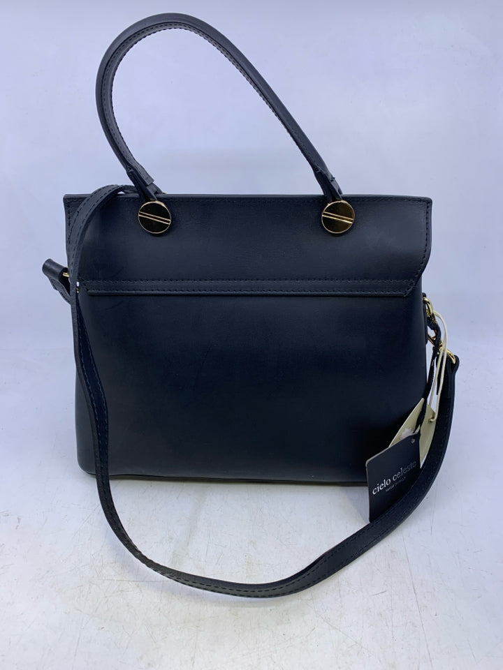 Cielo Celeste Made In Italy Satchel Crossbody - New With Tags