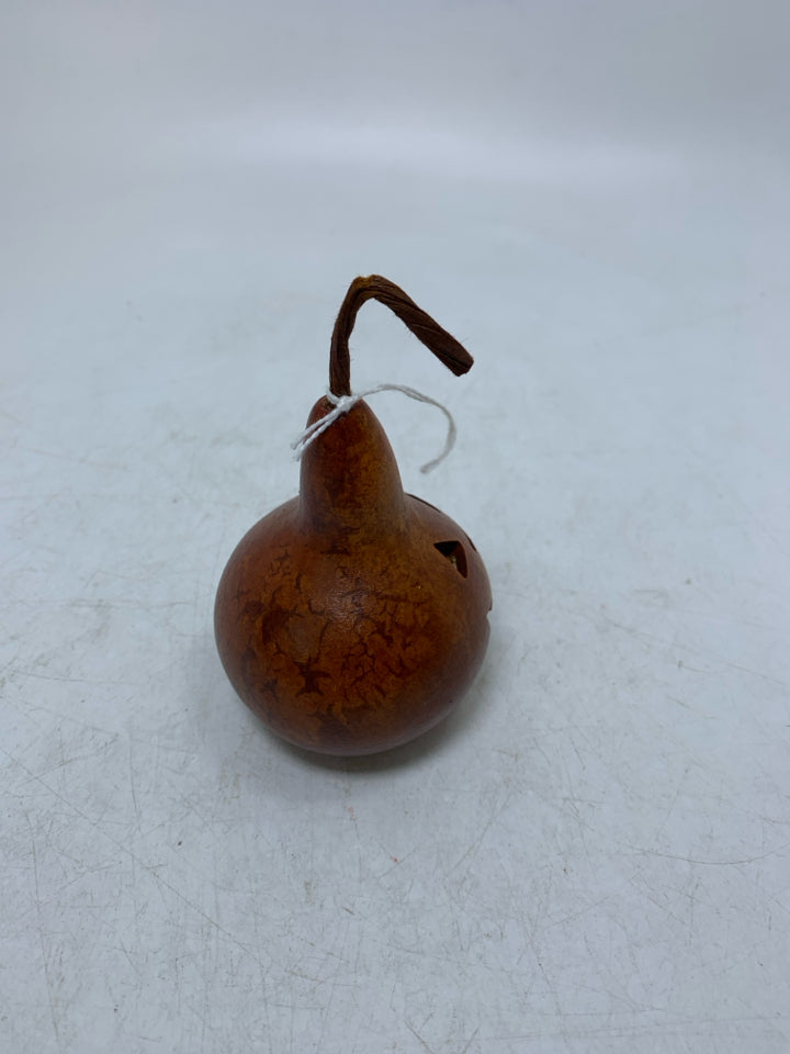 MINI CARVED JACKO LANTERN MEADOWBROOKE GOURDS.