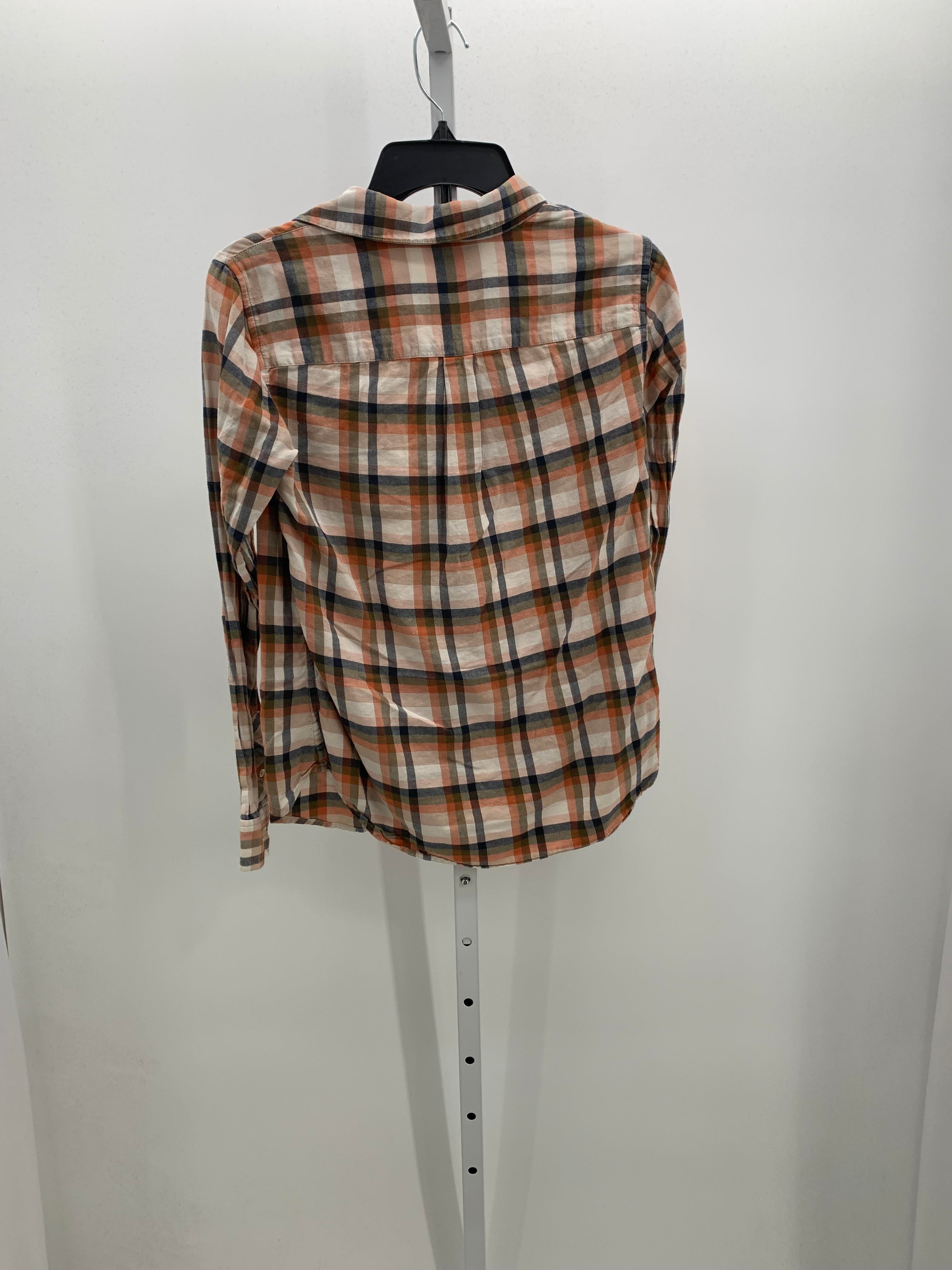 LL Bean Size 4 Misses Long Sleeve Shirt