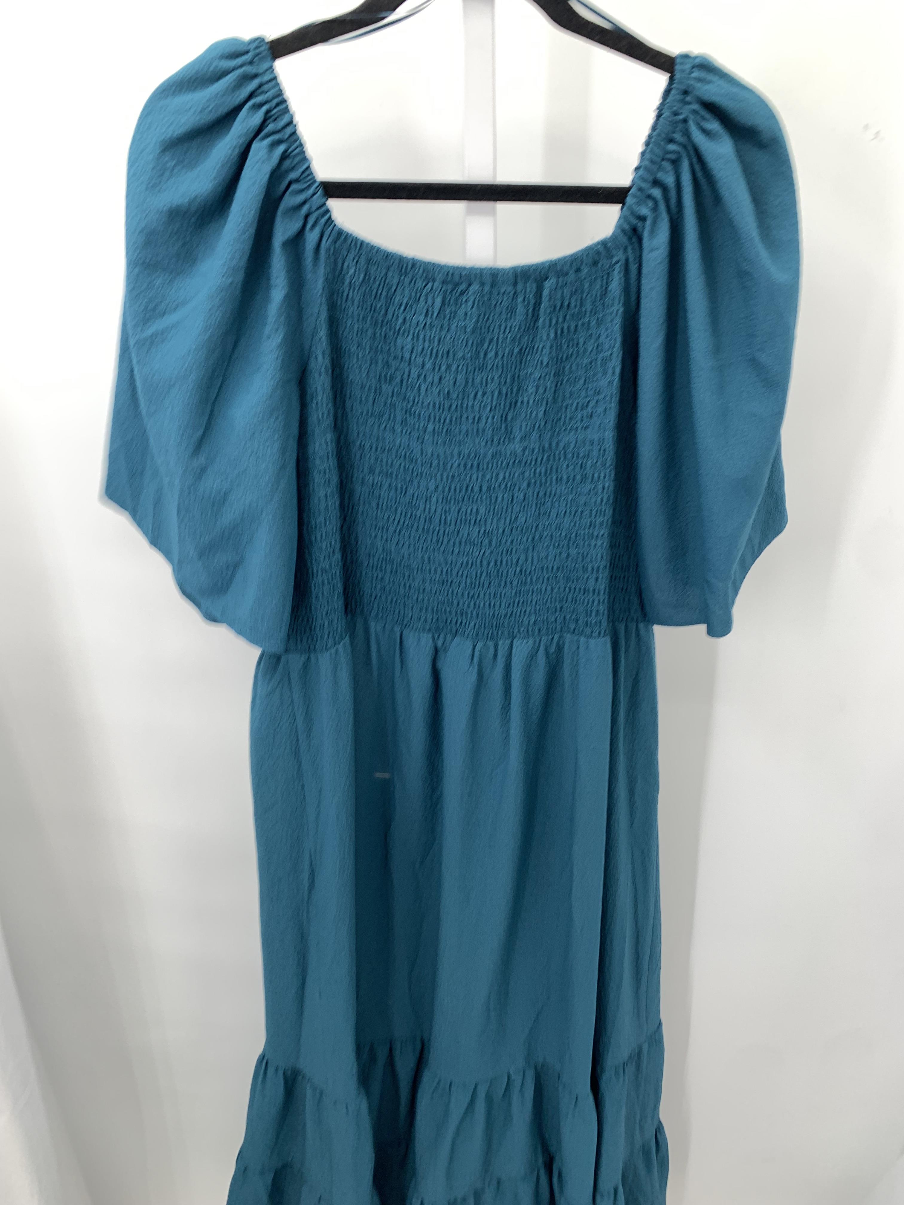 Size 1X Womens Short Sleeve Dress