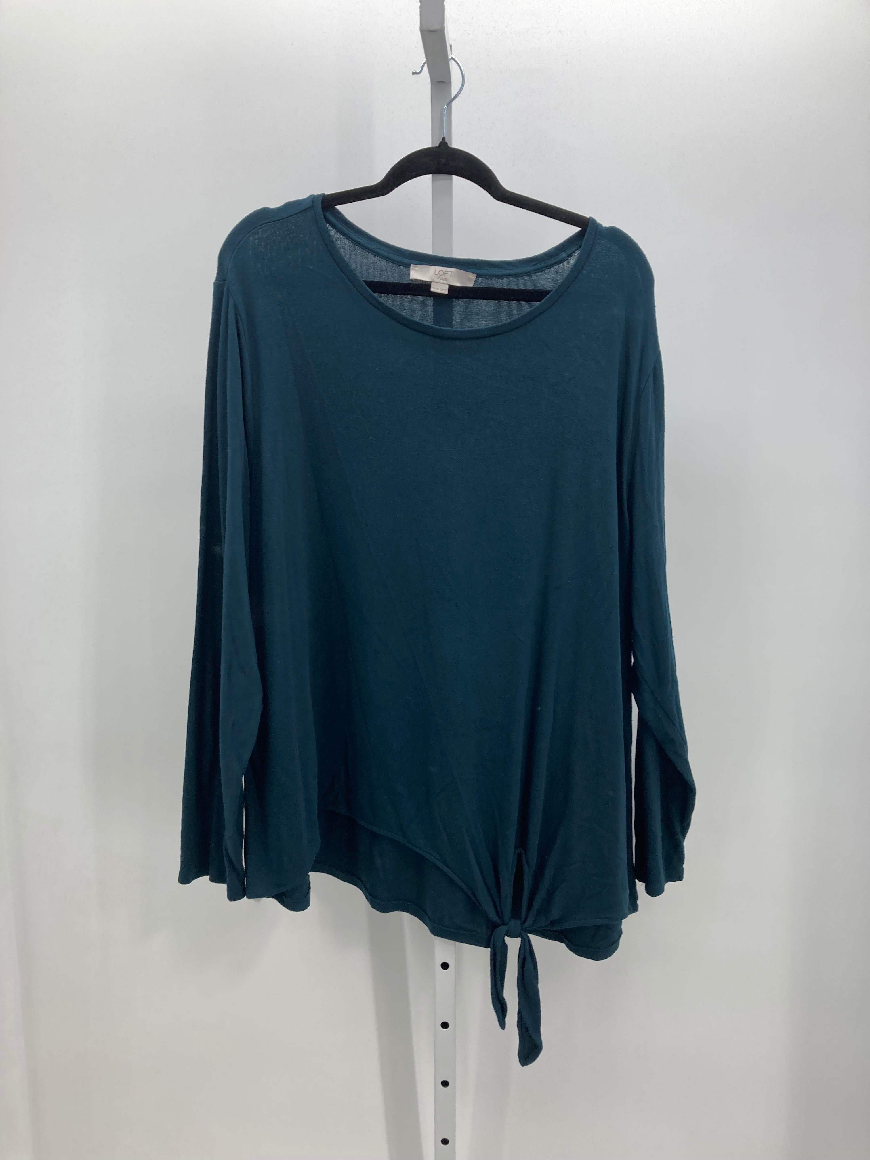 Loft Size 24/26 W Womens Long Sleeve Shirt