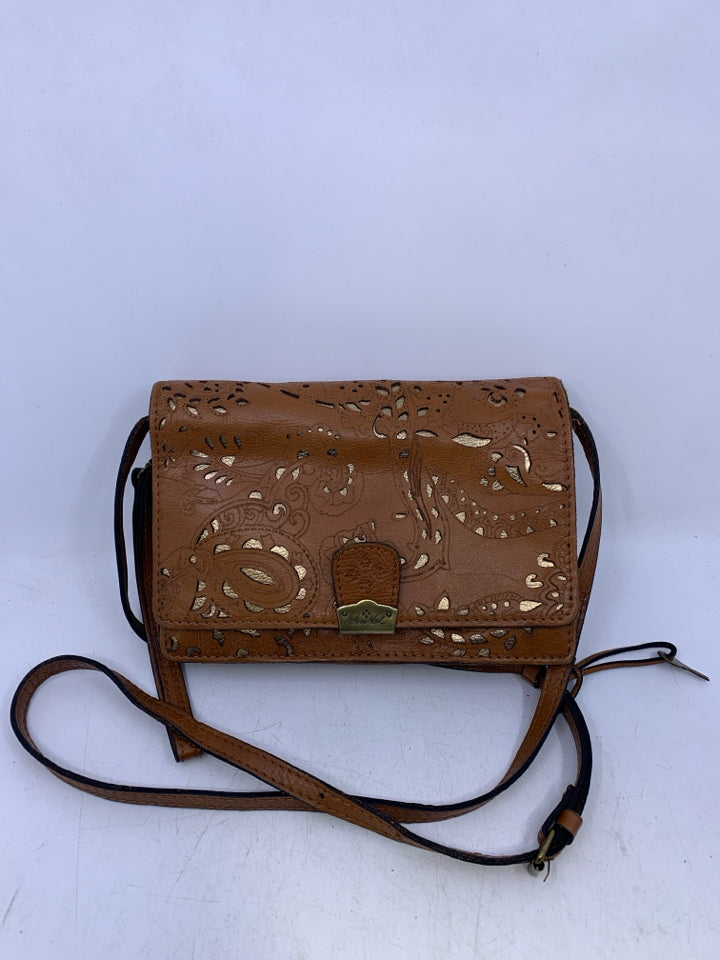 Patricia Nash Lanza Leather Crossbody Purse
