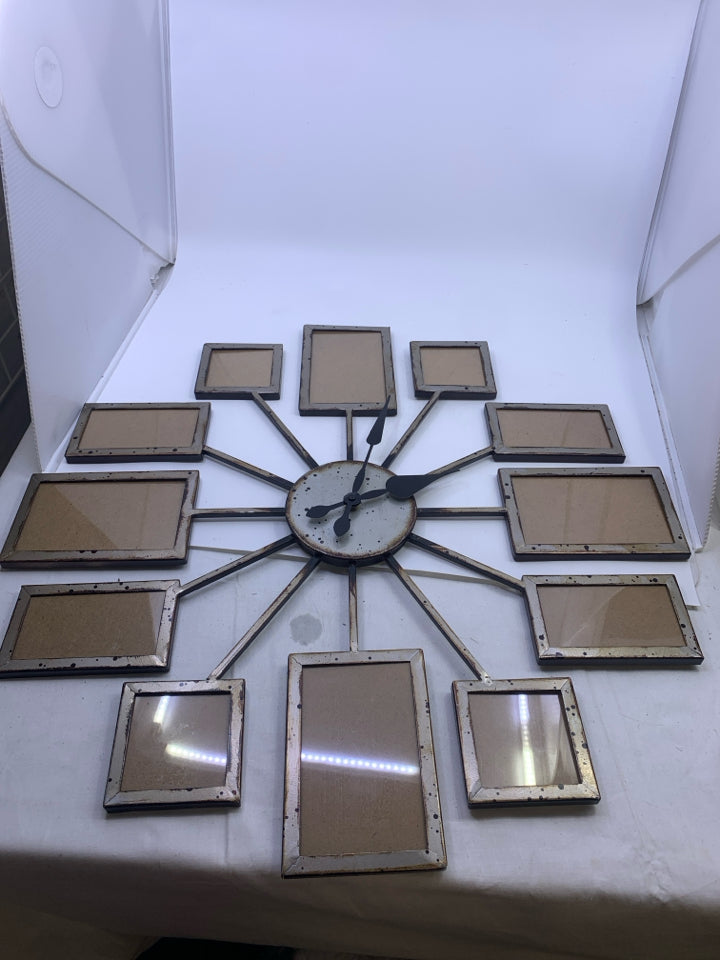 LARGE PHOTO FRAME CLOCK.