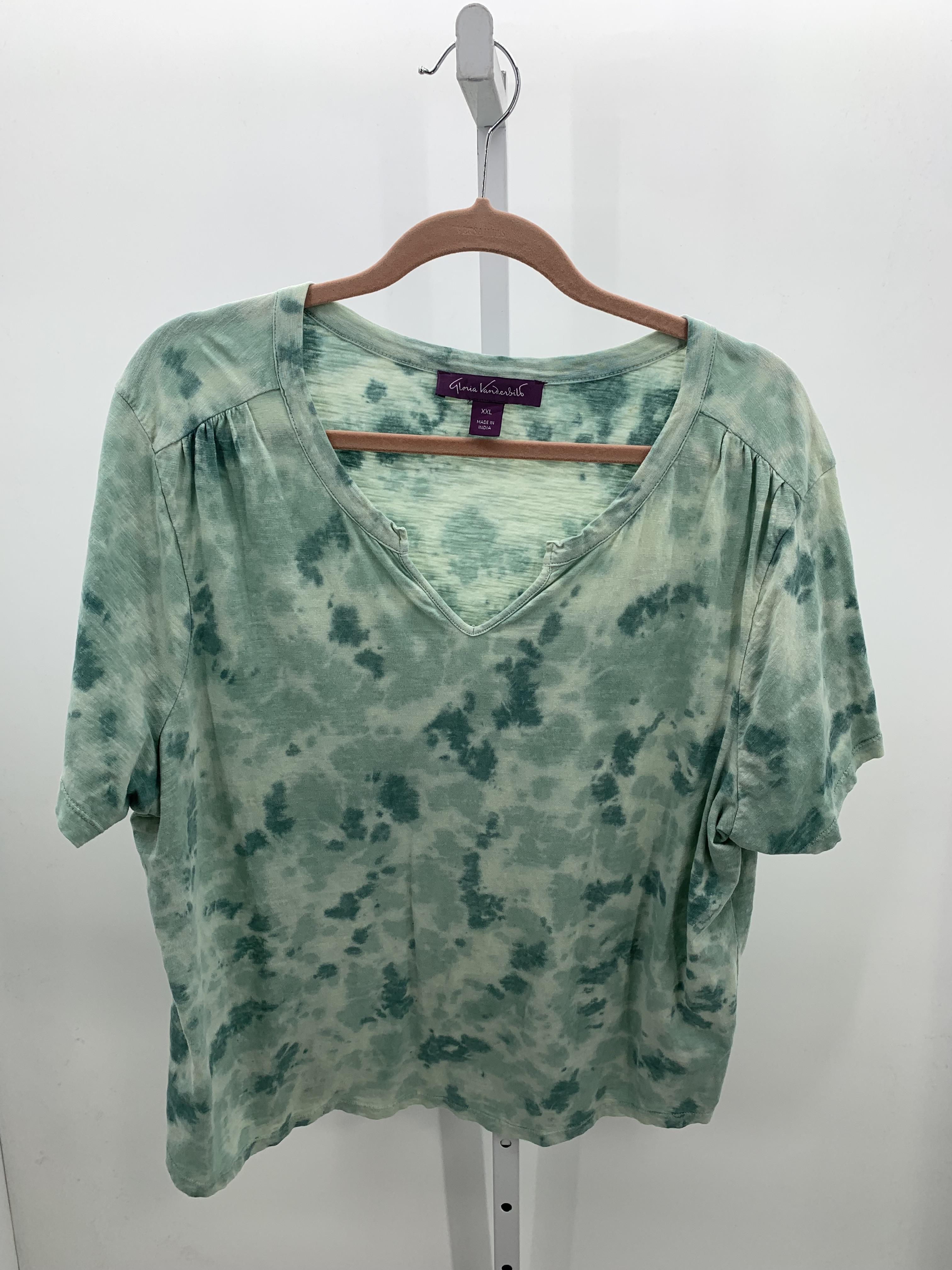 Gloria Vanderbilt Size XXL Misses Short Sleeve Shirt