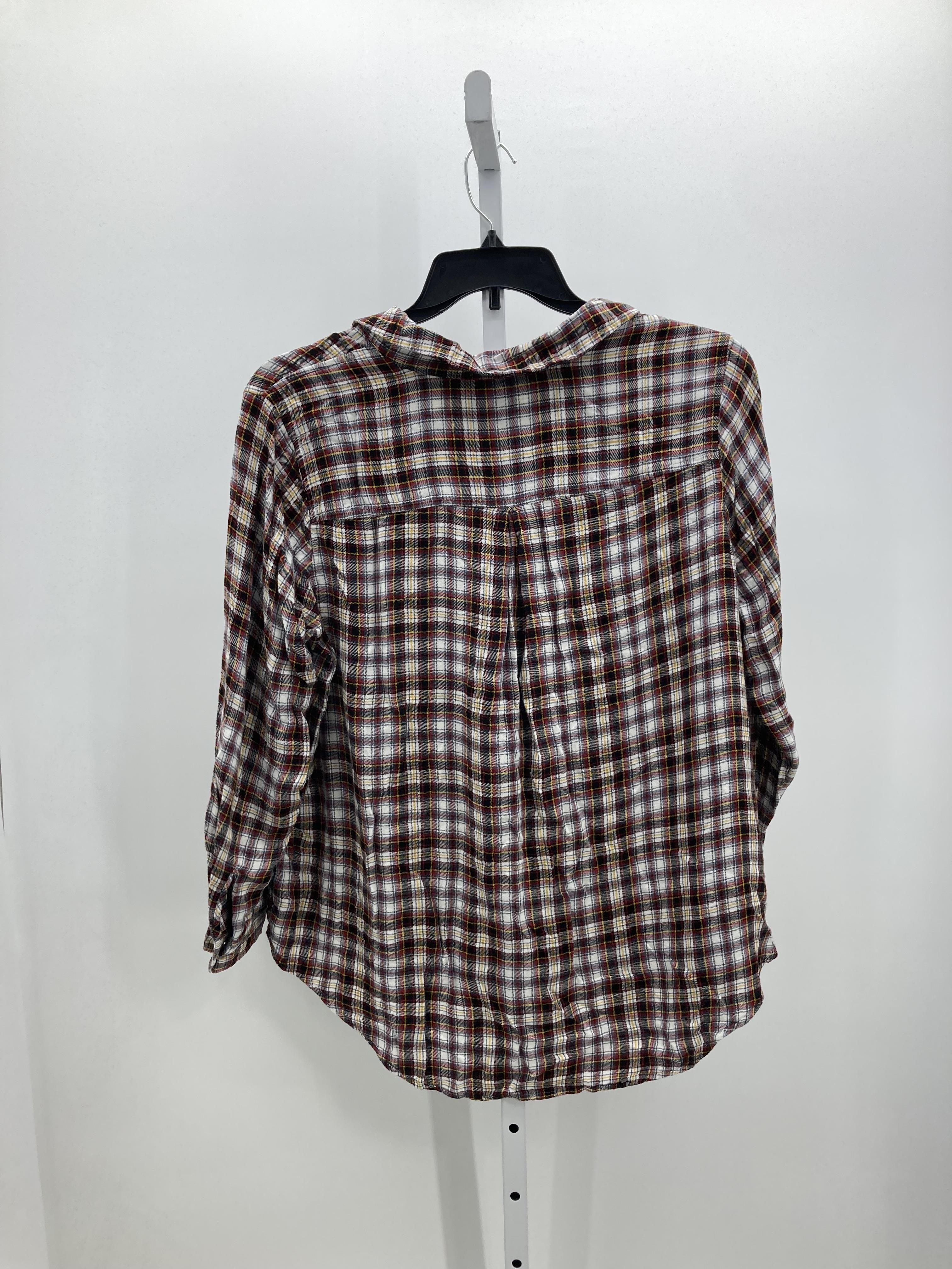 Terra & Sky Size 1X Womens Long Sleeve Shirt