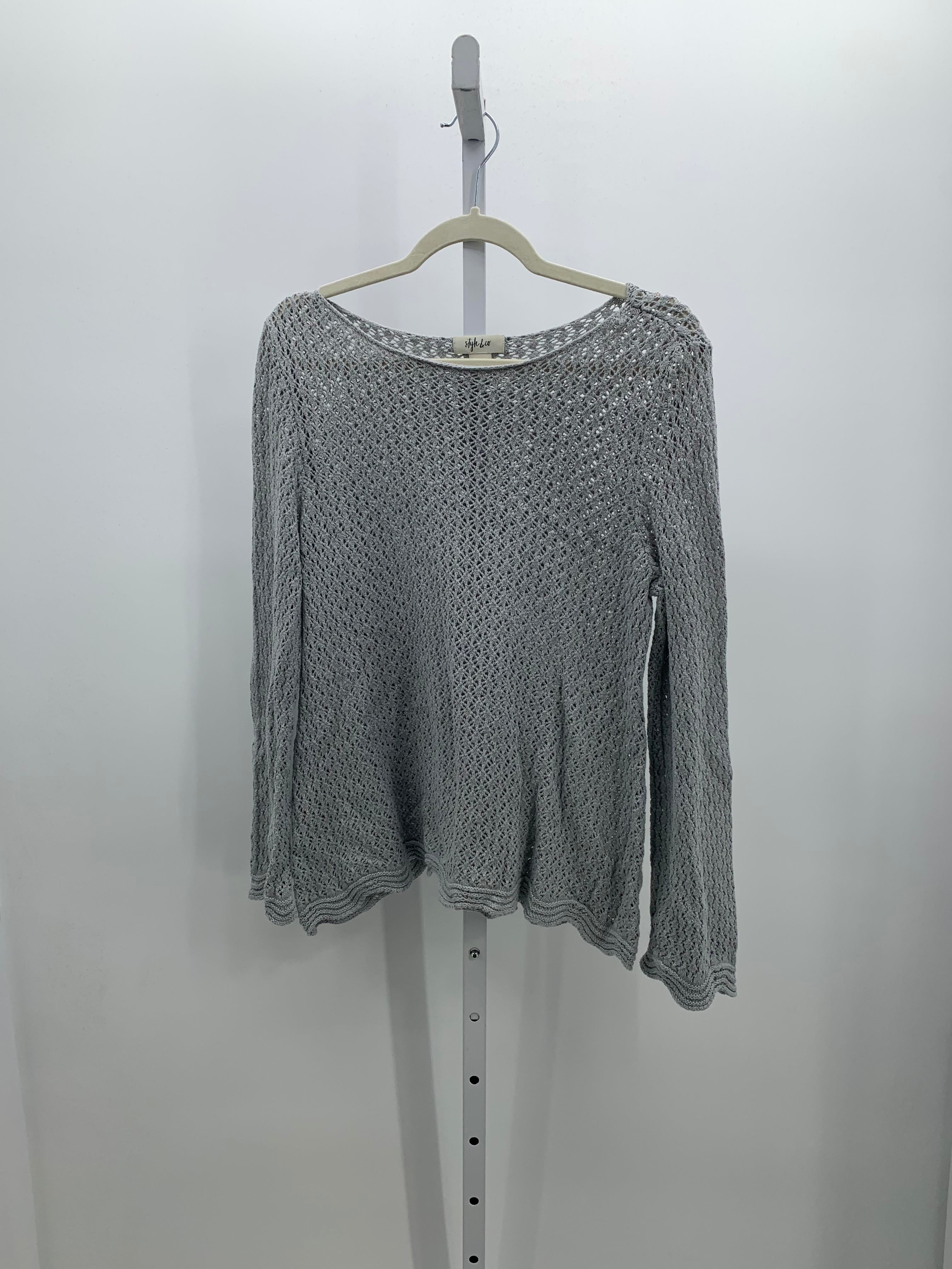 Style & Co. Size Large Misses Long Slv Sweater