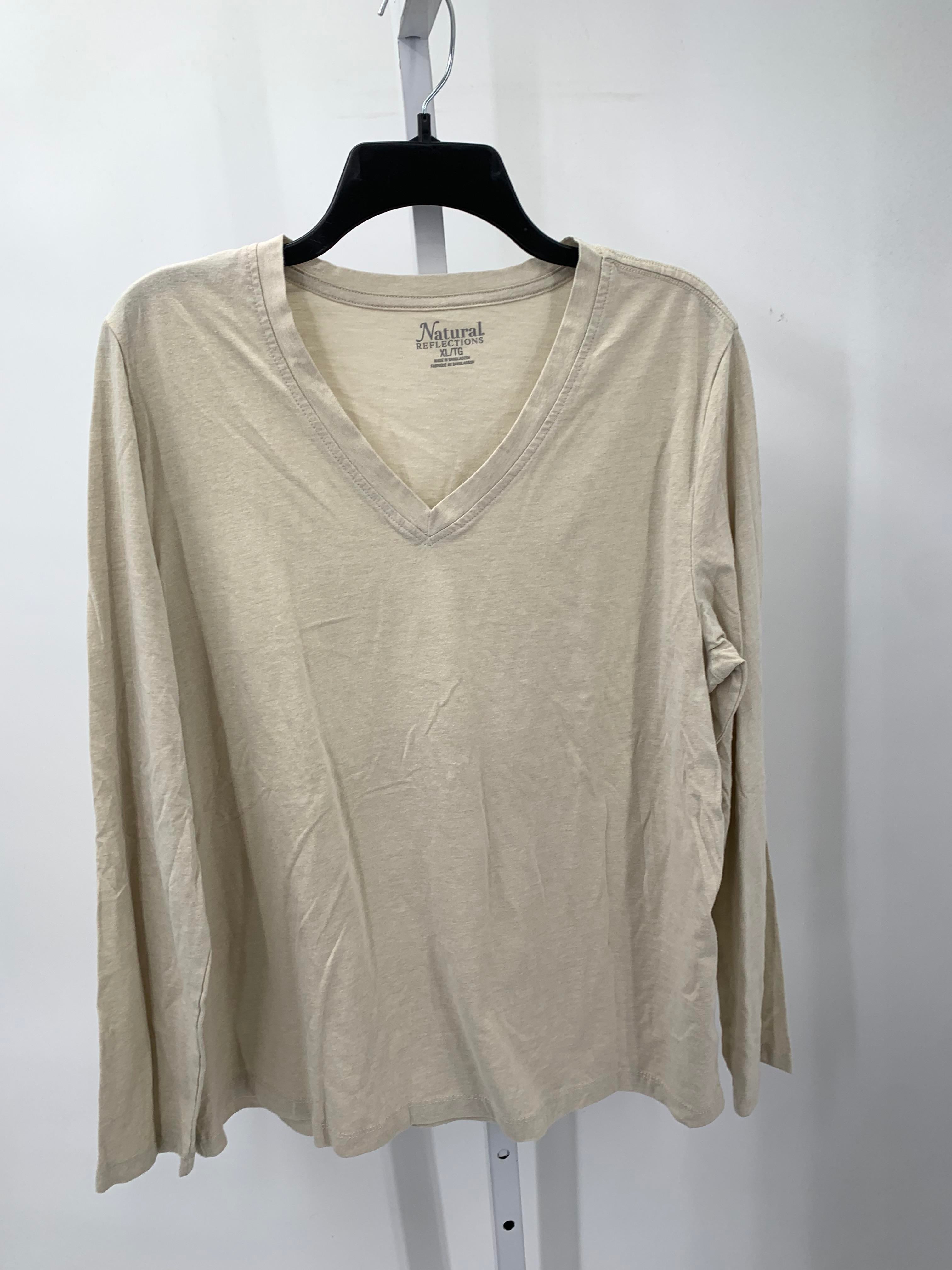 Natural Reflections Size Extra Large Misses Long Sleeve Shirt