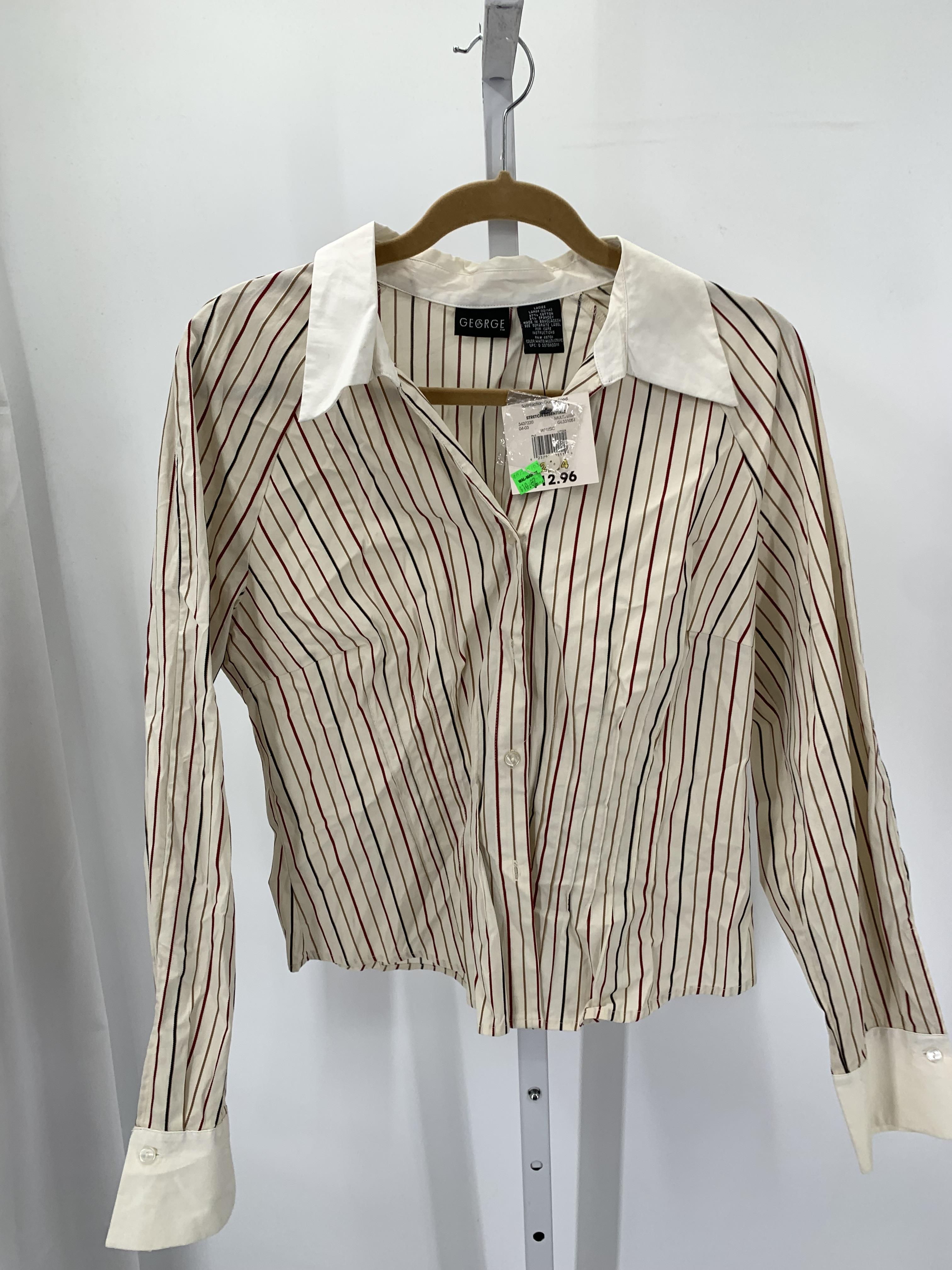 George Size Large Misses Long Sleeve Shirt