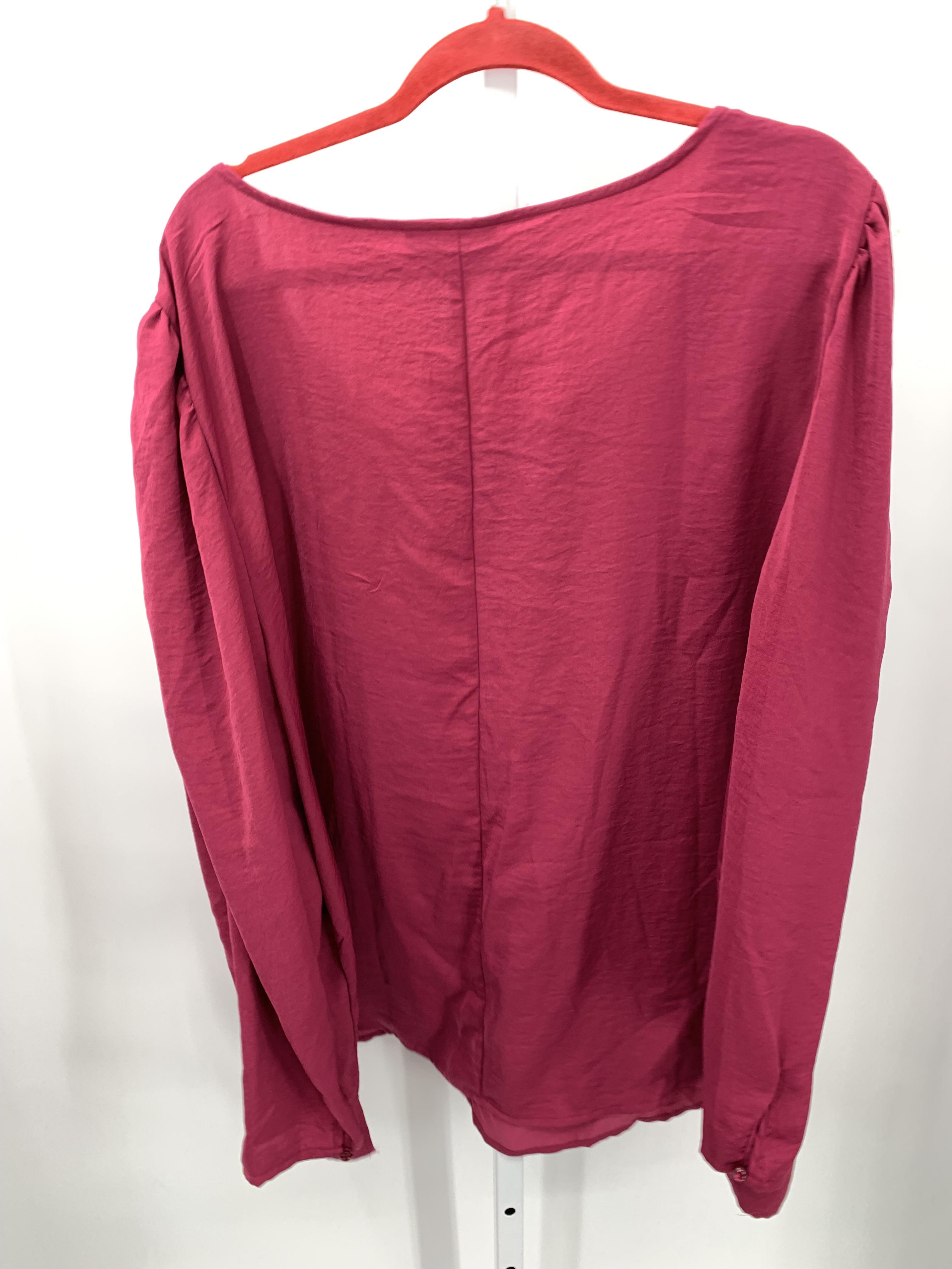 Lane Bryant Size 26 W Womens Long Sleeve Shirt