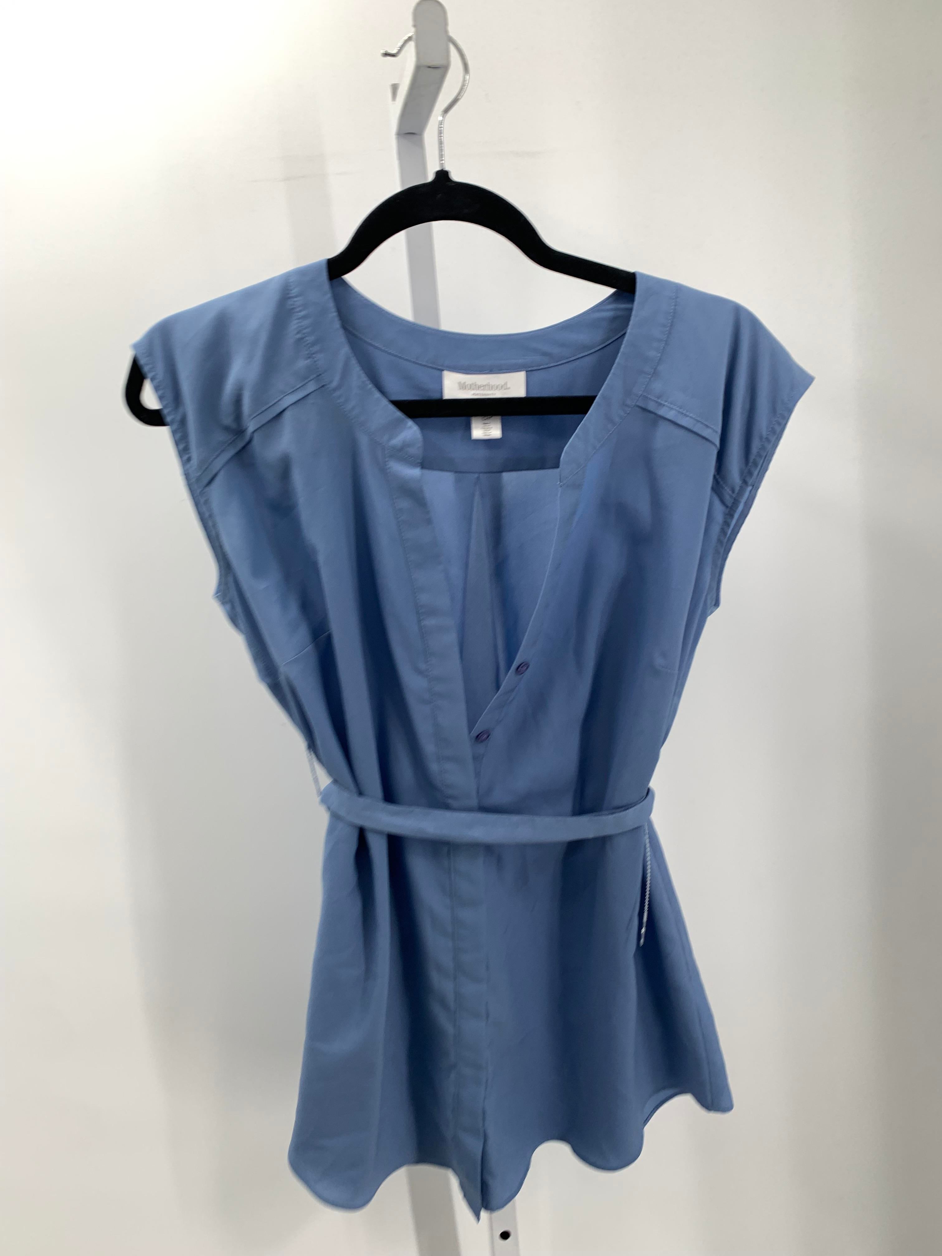 Motherhood Blue Size Small Maternity Sleeveless Shirt