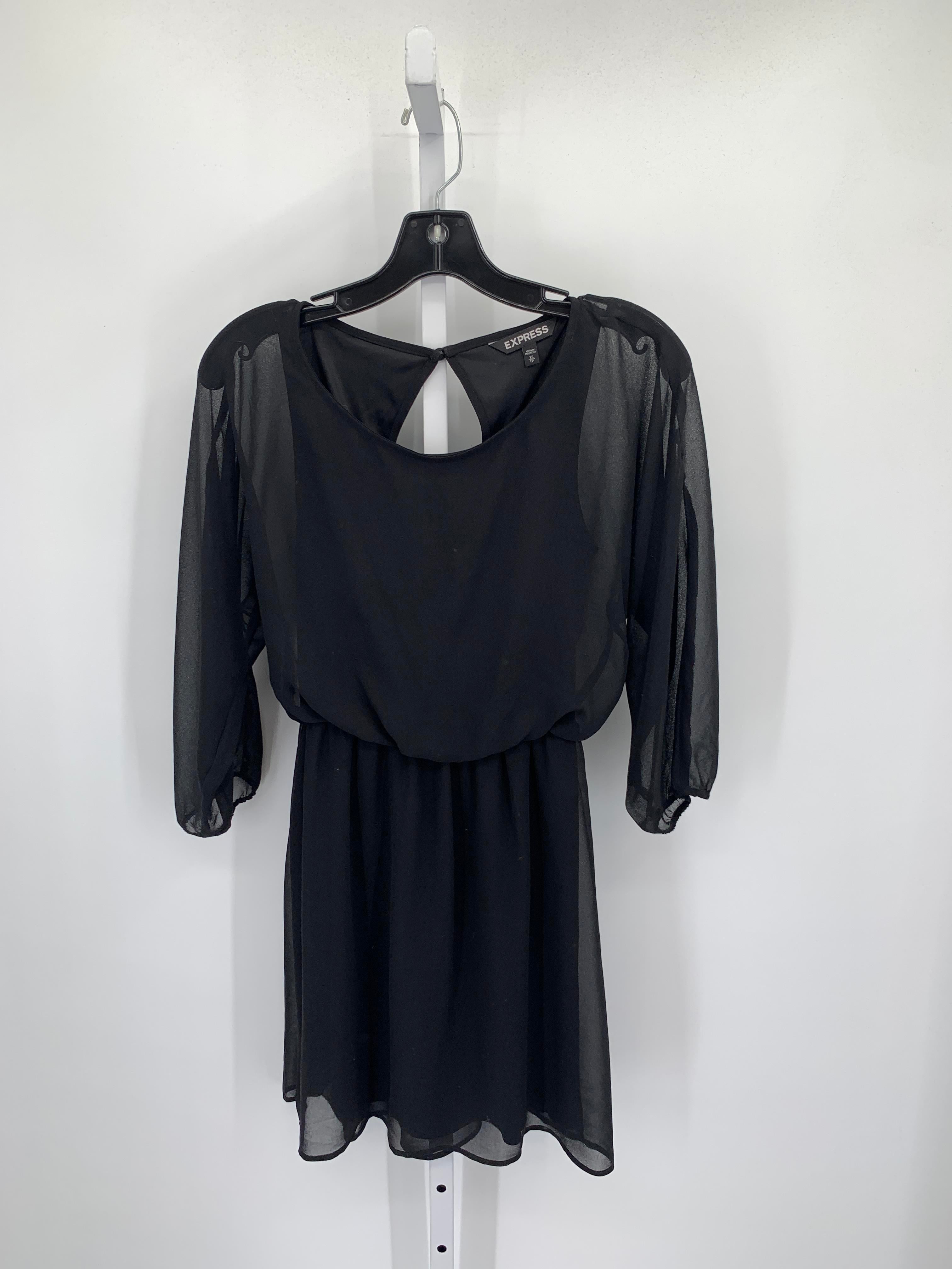 Express Size X Small Misses Long Sleeve Dress