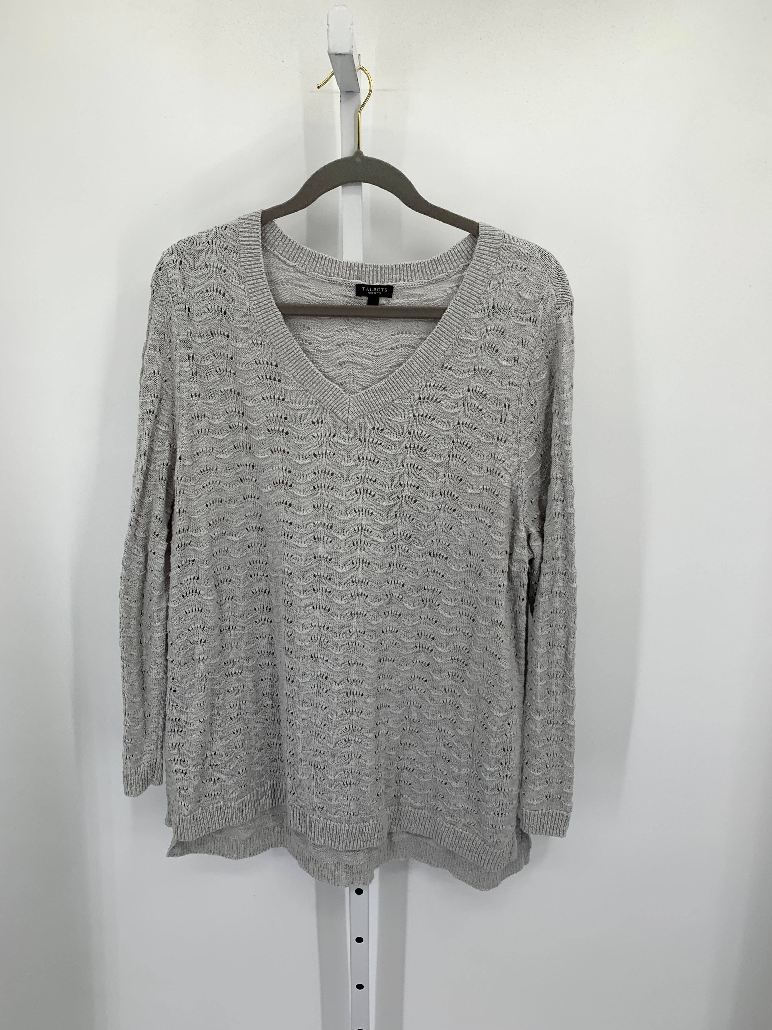 Talbots Size 2XP Womens Long Slv Sweater