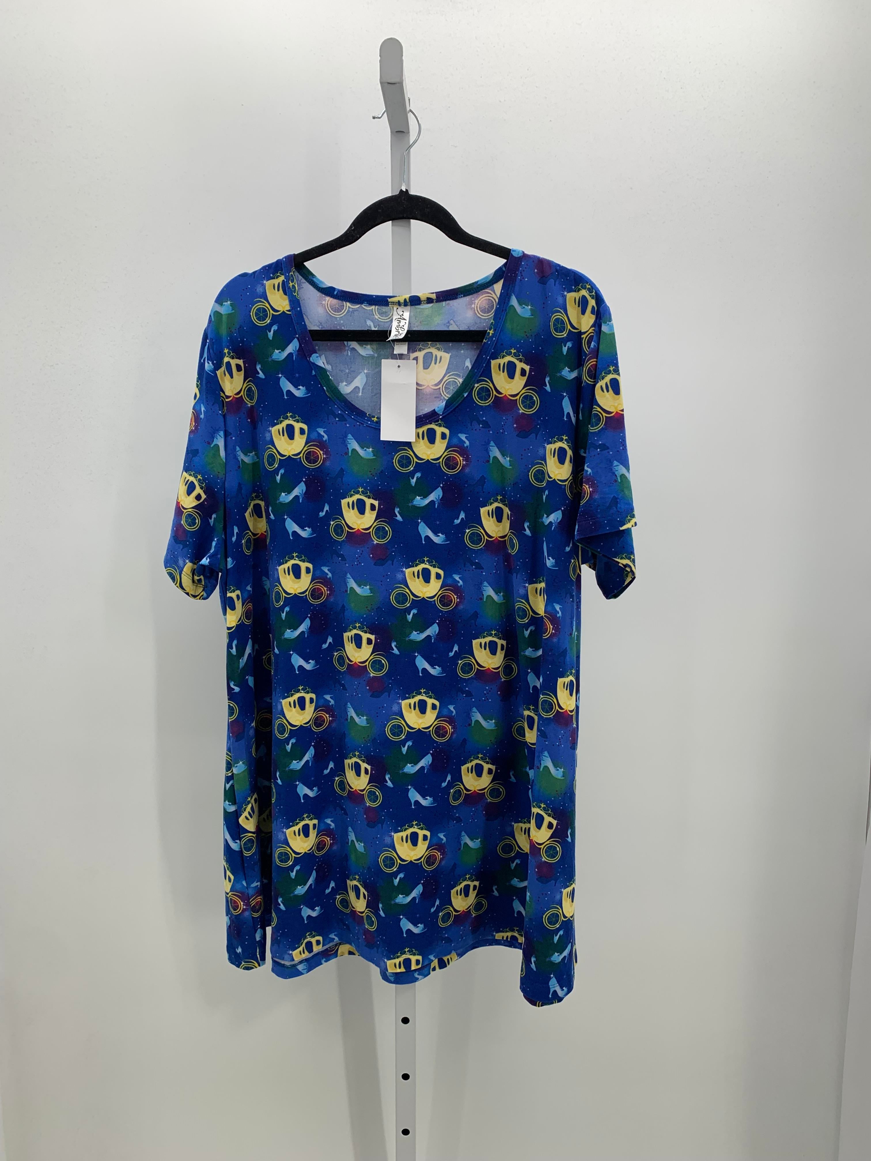 Size 3X Womens Short Sleeve Shirt