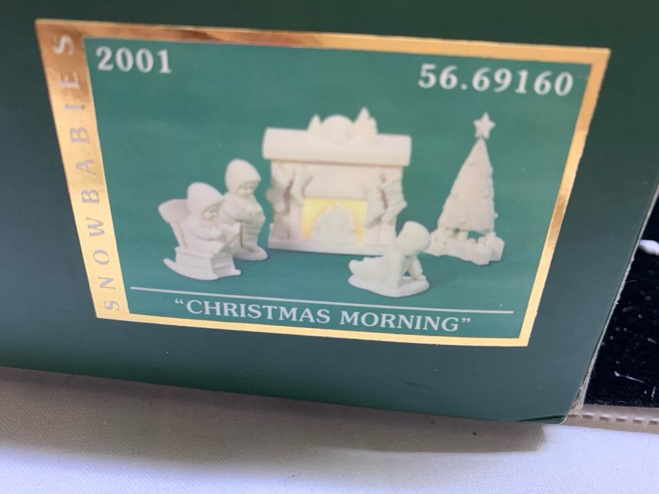 SNOWBABIES CHRISTMAS MORNING- 5pc.