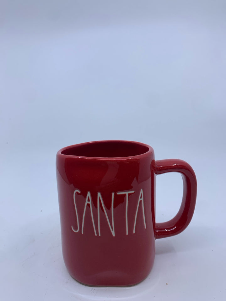 RAE DUNN SANTA MUG.