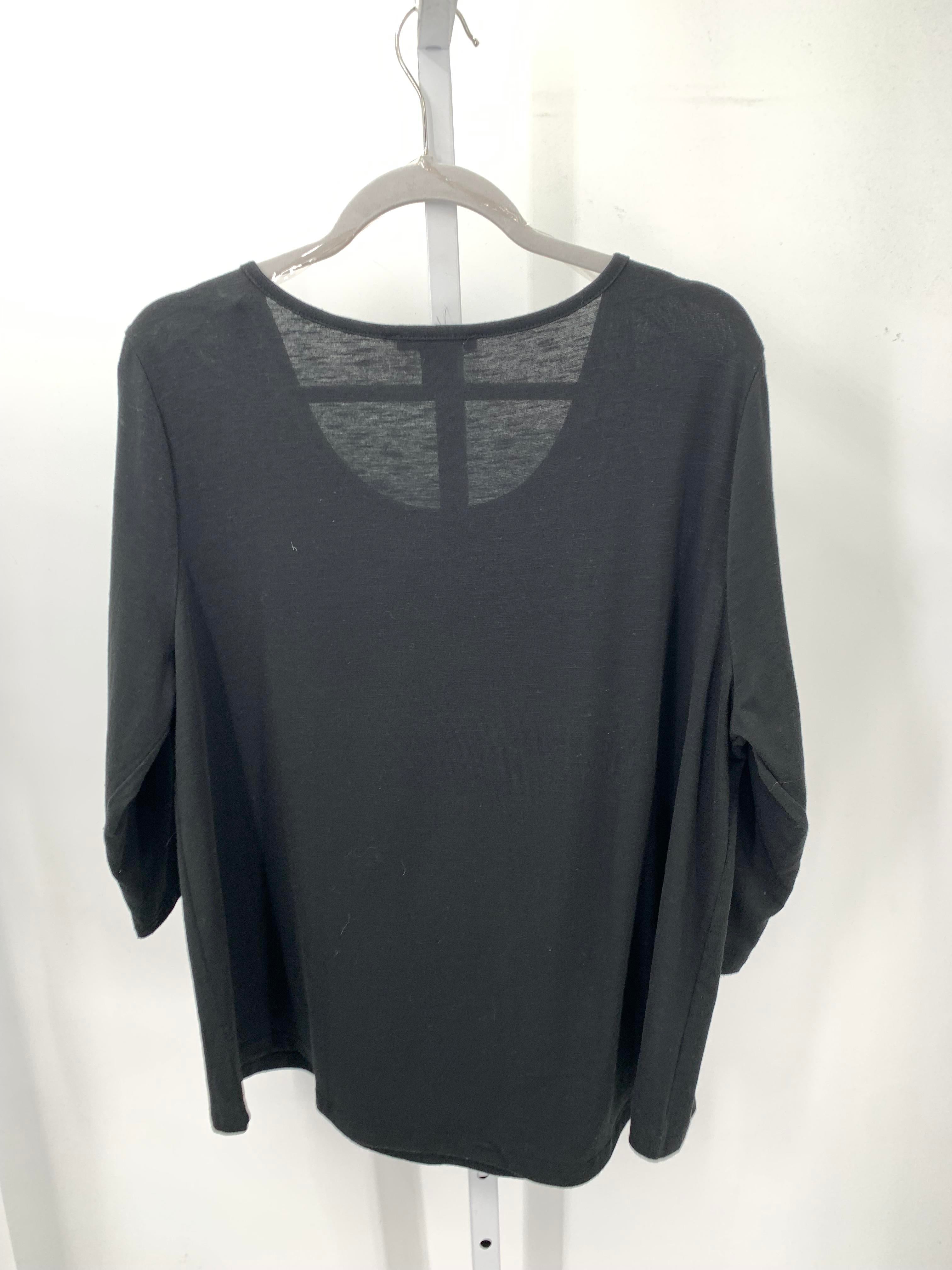 Robert Louis Size Extra Large Misses 3/4 Sleeve Shirt