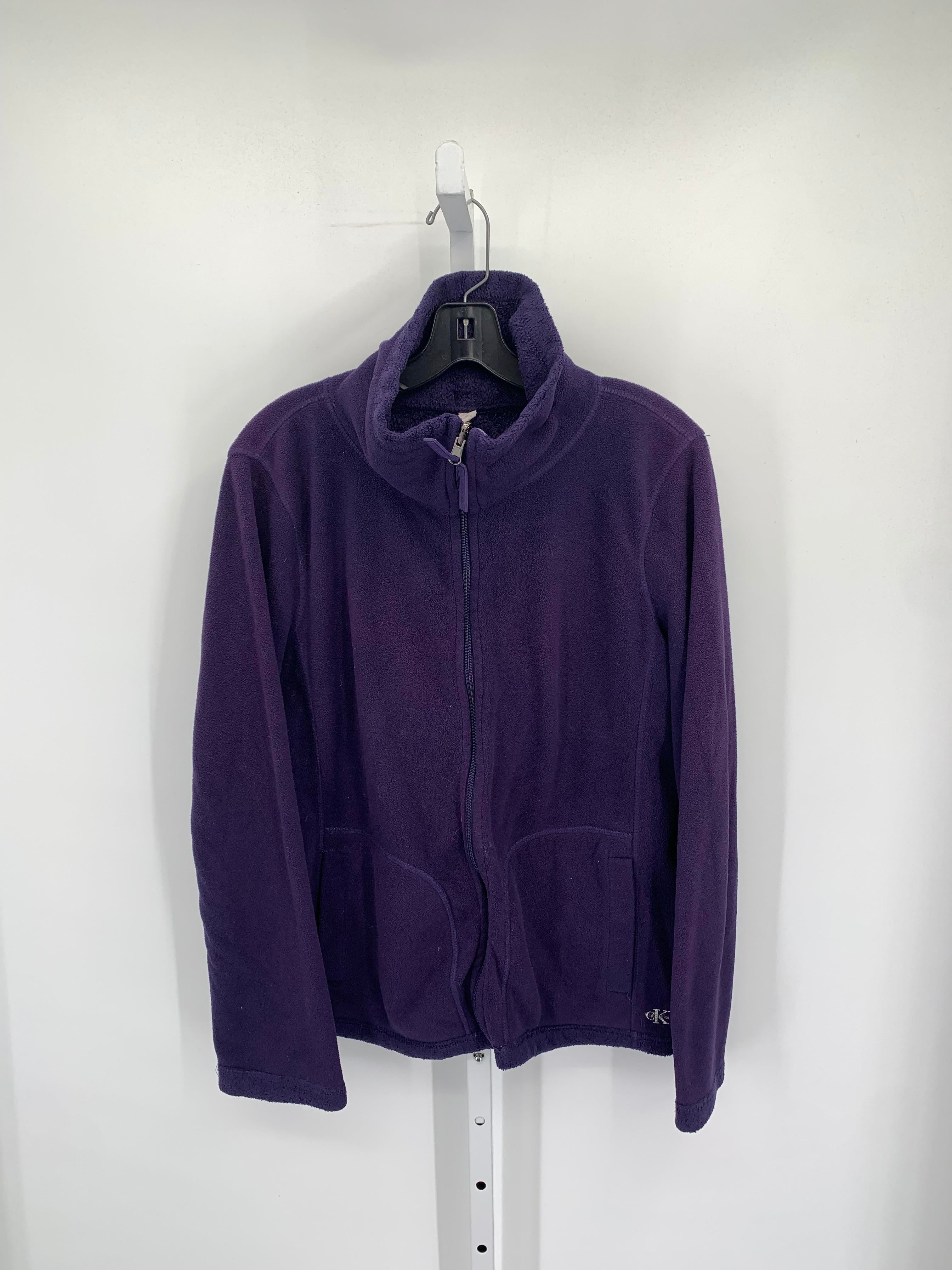 Calvin Klein Size Extra Large Misses Fleece Jacket