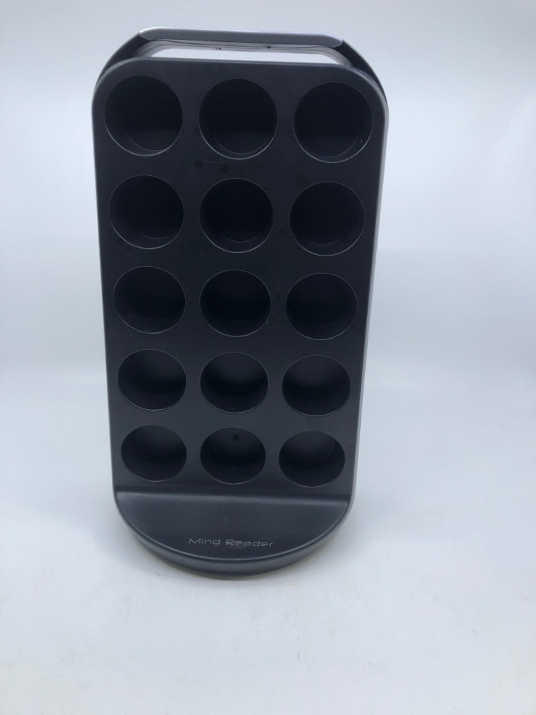 BLACK NESPRESSO POD HOLDER.