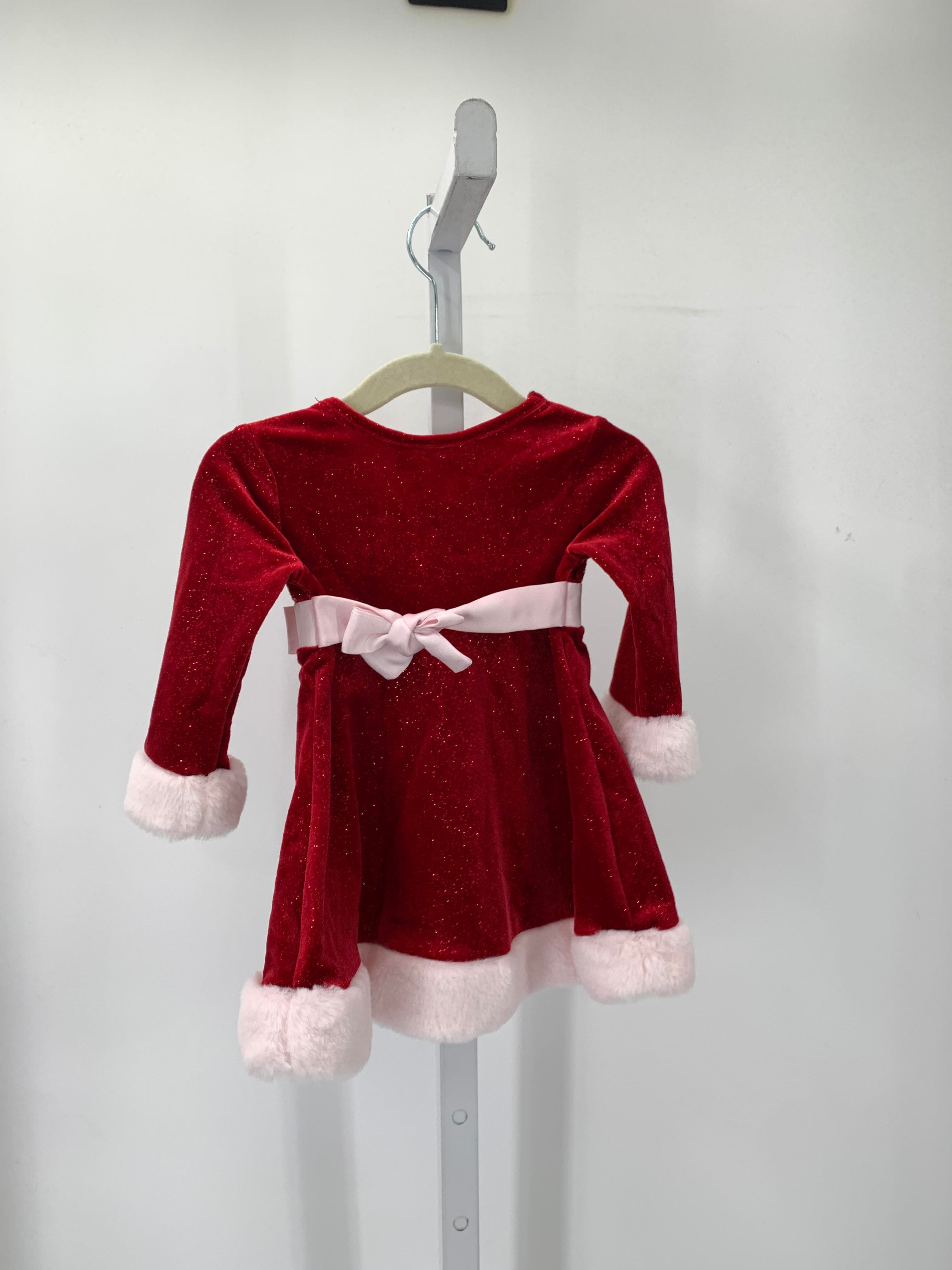 Bonnie Baby Size 6-9 mon Girls Long Sleeve Dress