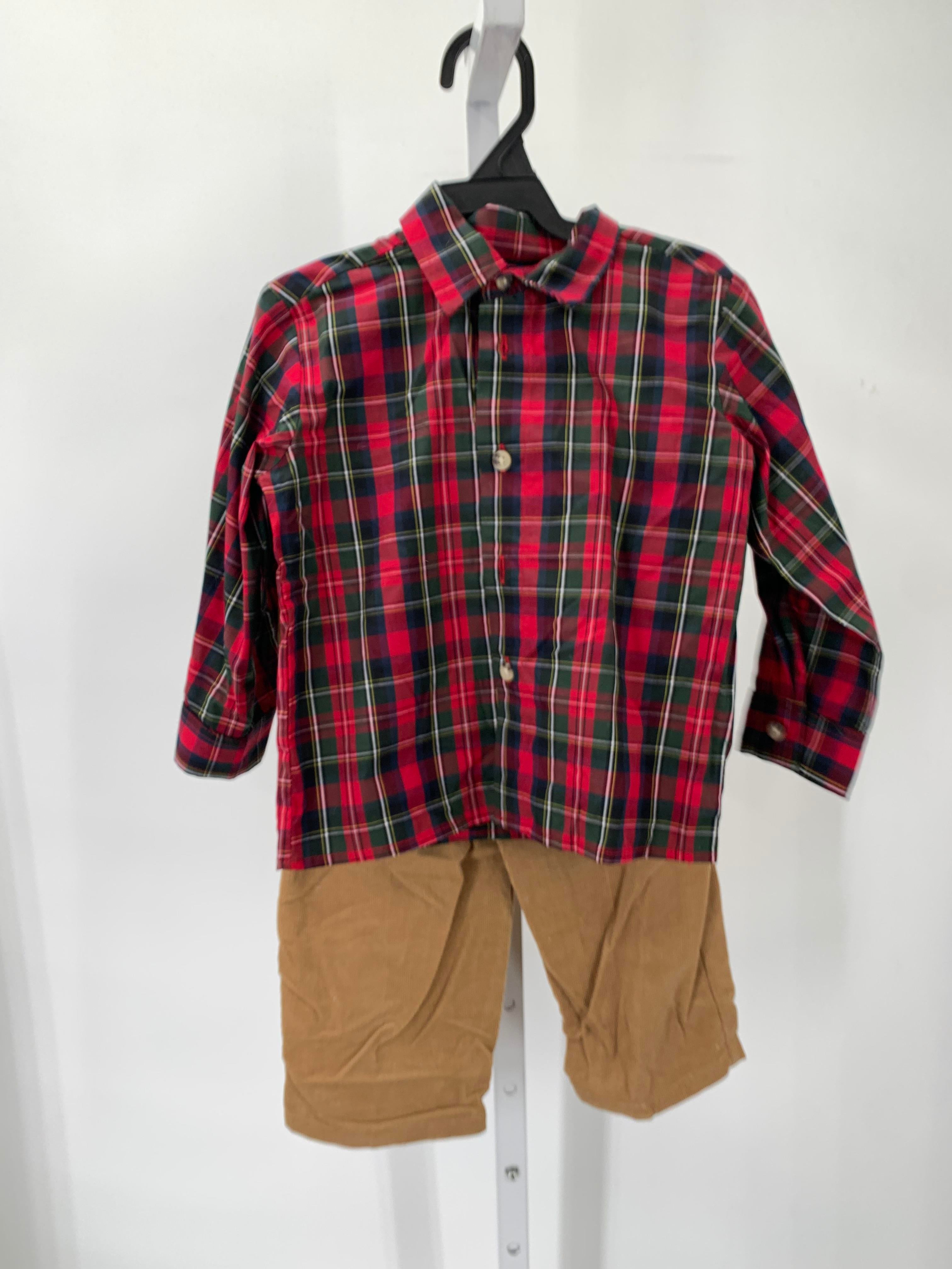 PLAID SHIRT CORDUROY PANTS