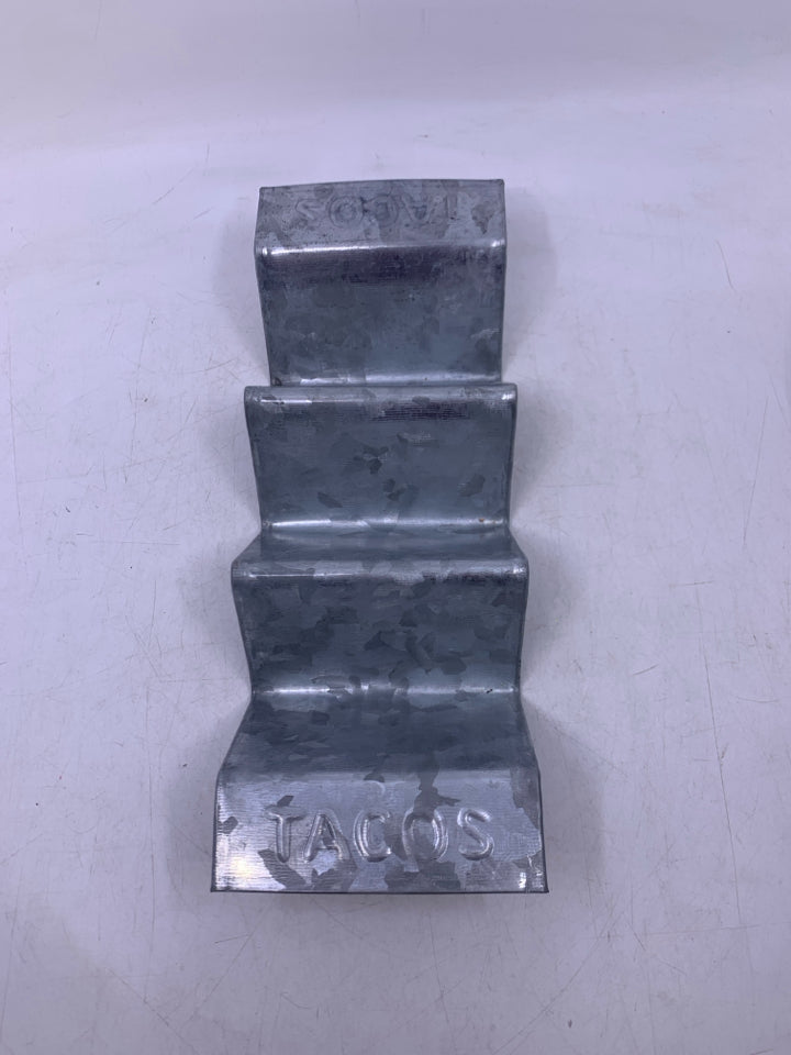 GALVANIZED TACO TRAY HOLDER 3 SLOT.