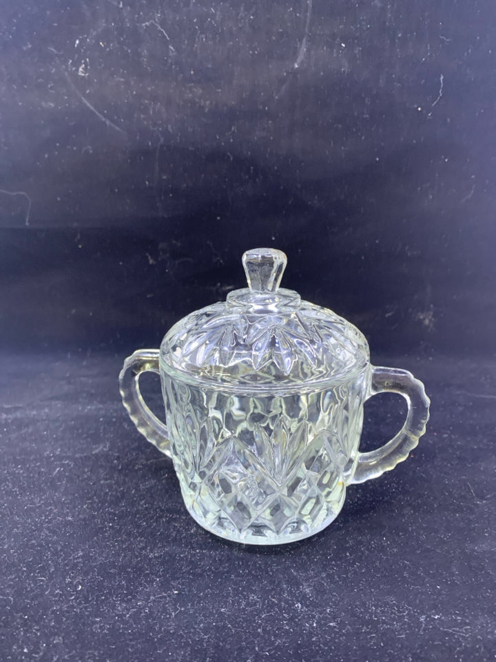 LARGE 2 HANDLED SUGAR BOWL.