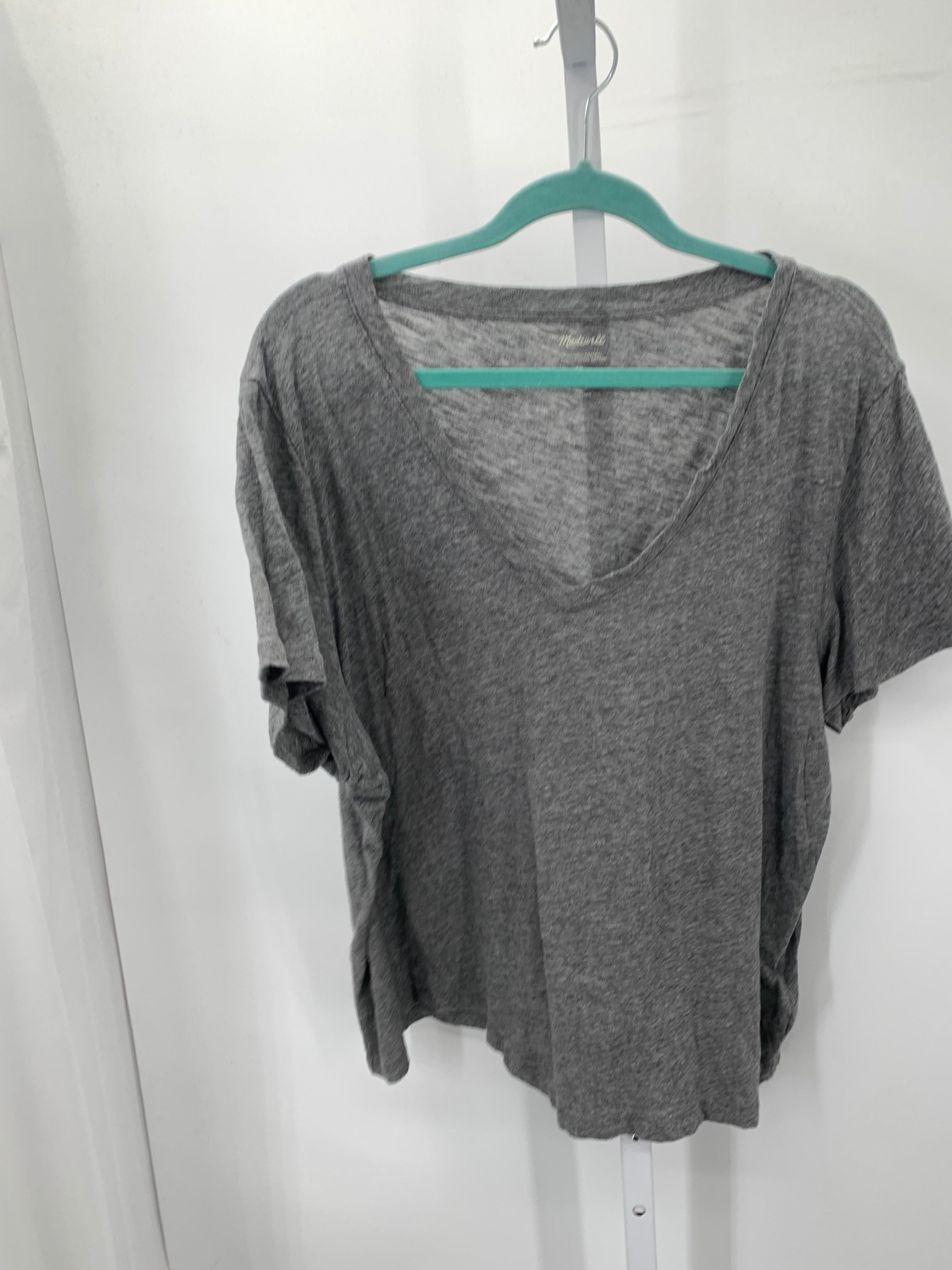 Madewell Size Extra Large Misses Short Sleeve Shirt