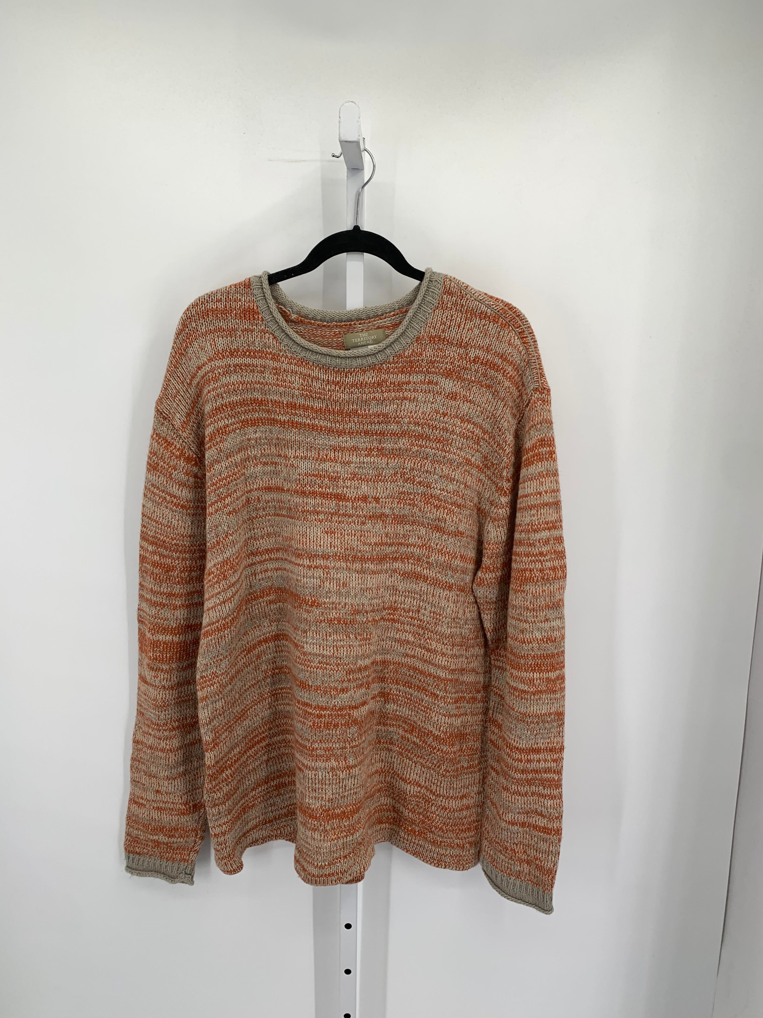 WOOL BLEND KNIT SWEATER.