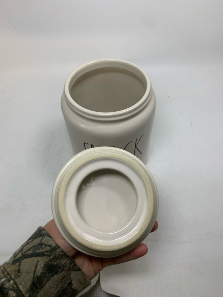 CERAMIC SNACK CANISTER.