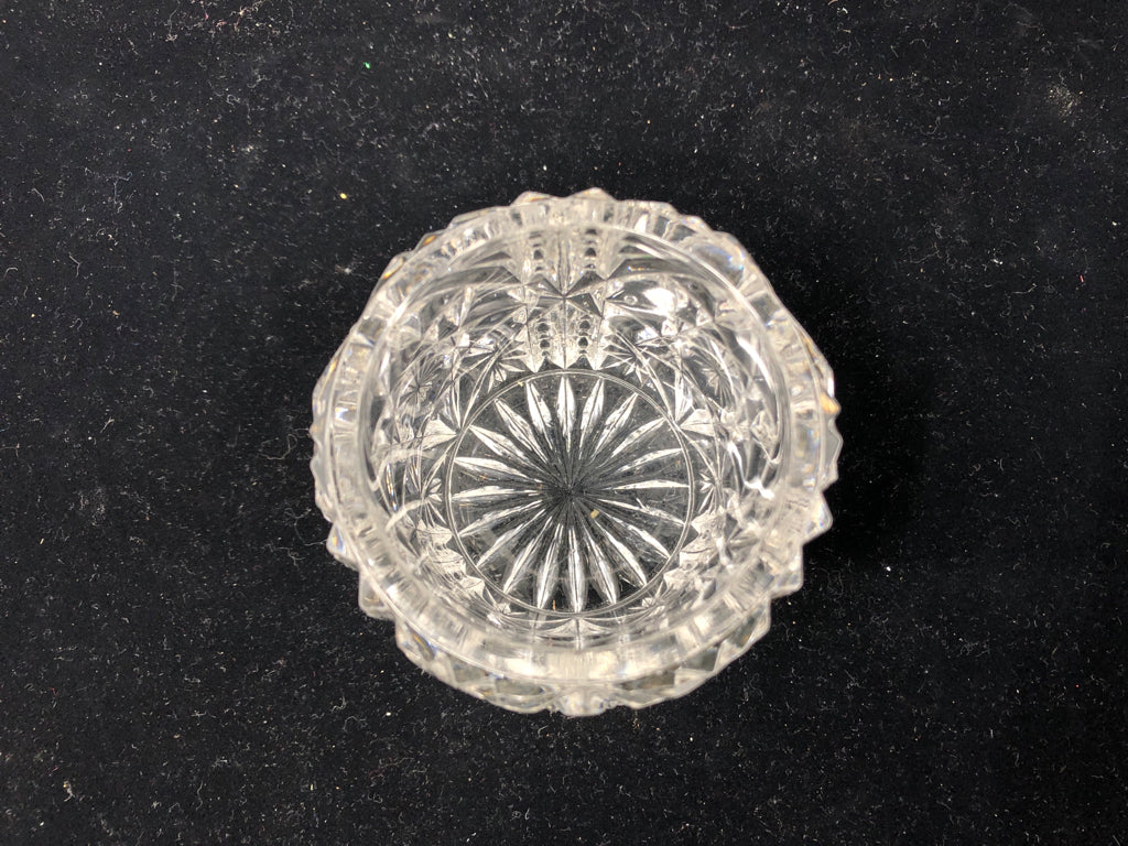 SMALL CUT GLASS BOWL.