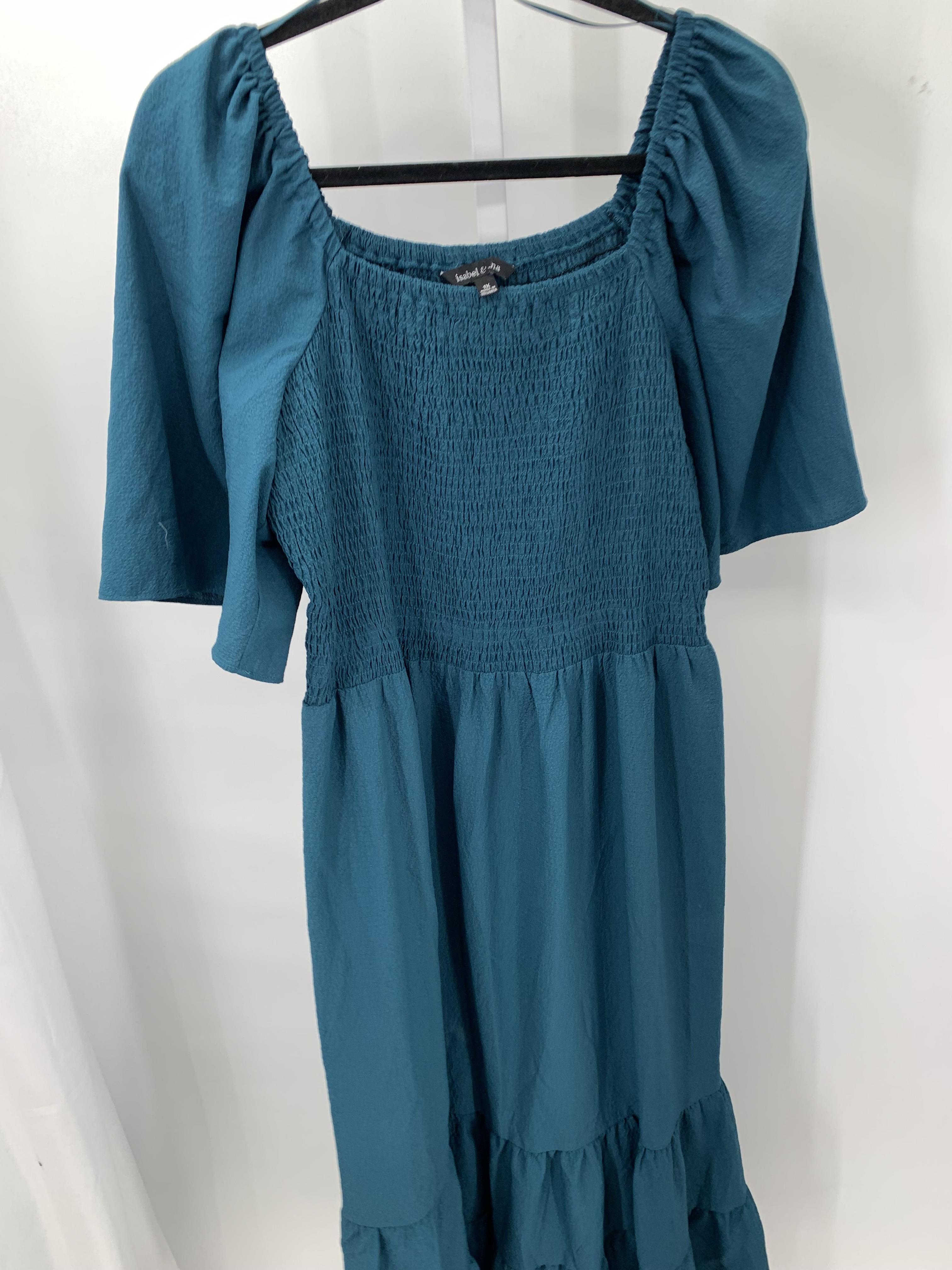 Size 1X Womens Short Sleeve Dress