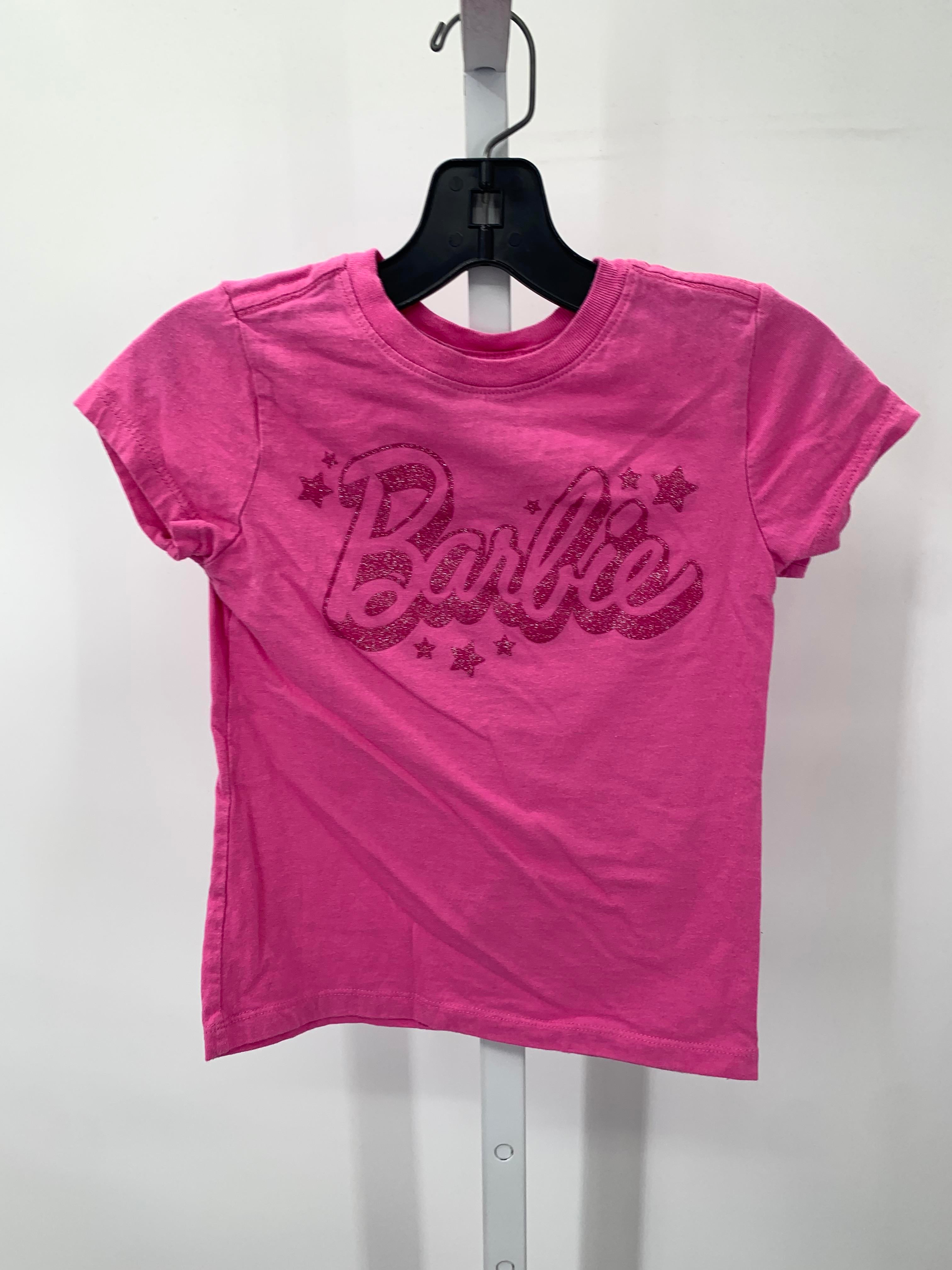 Barbie Size 5 Girls Short Sleeve Shirt