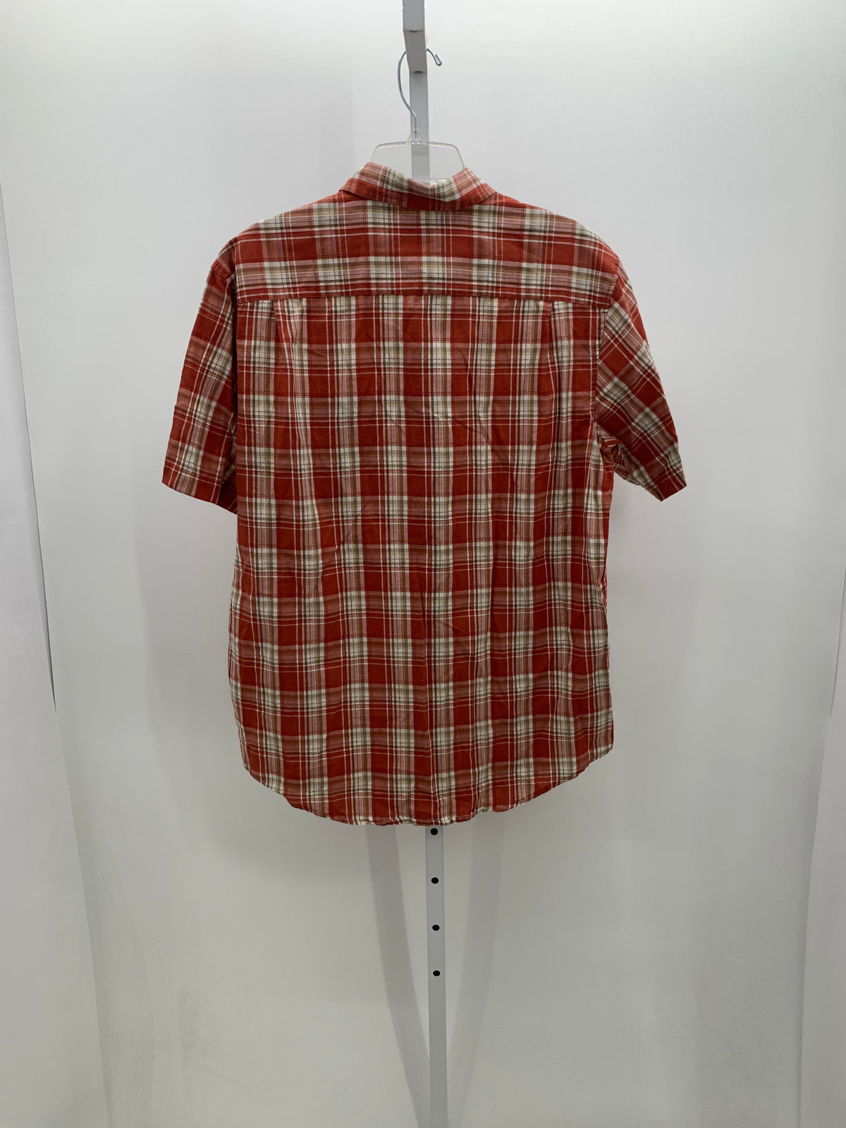 PLAID BTN DOWN