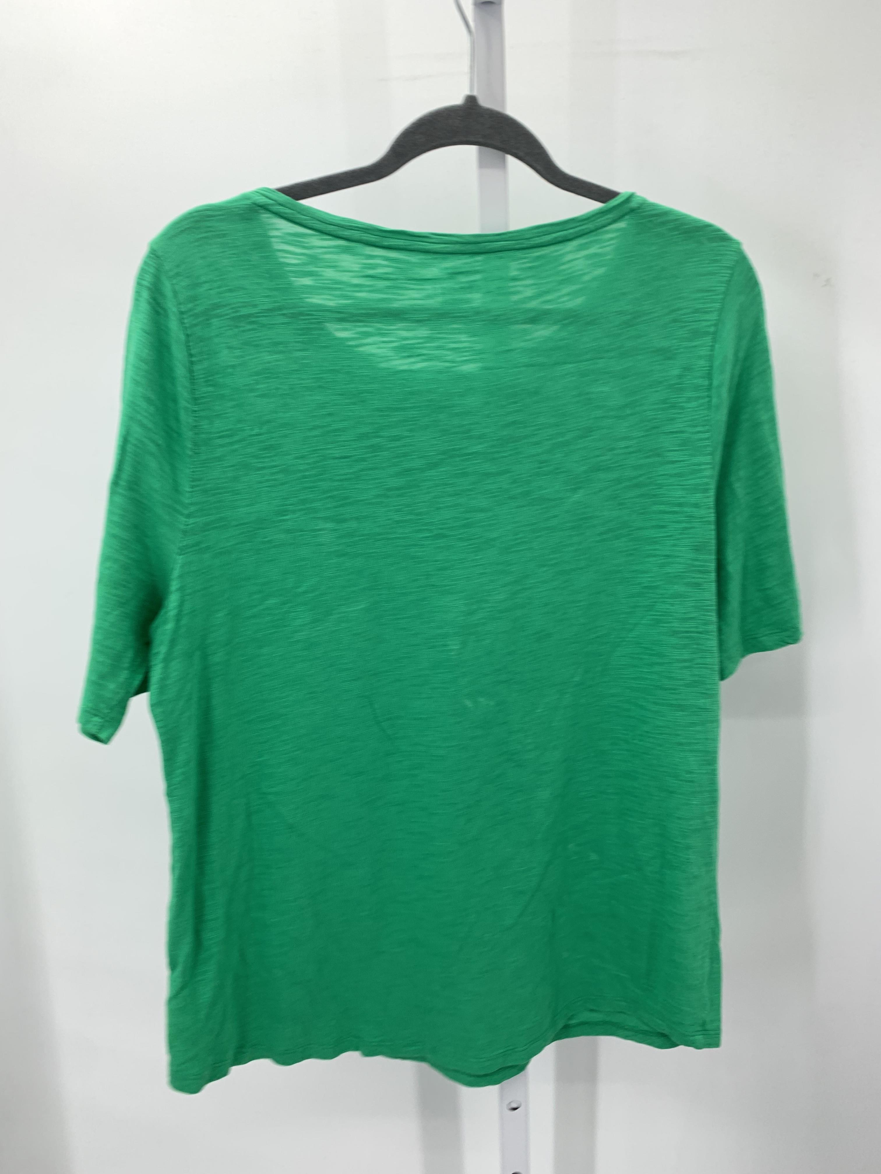 Talbots Size Large Misses Short Sleeve Shirt