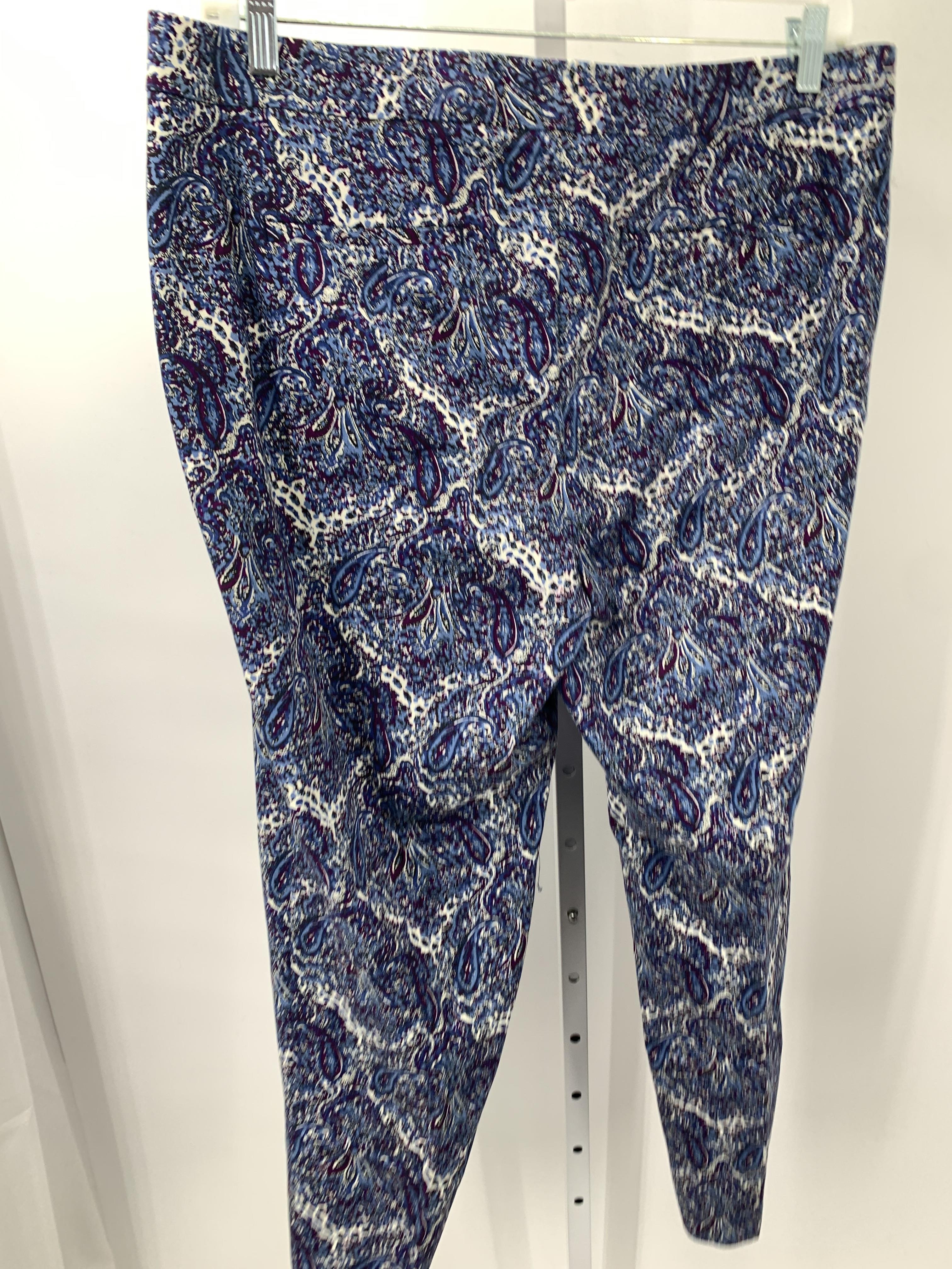 Talbots Size 16 W Womens Cropped Pants