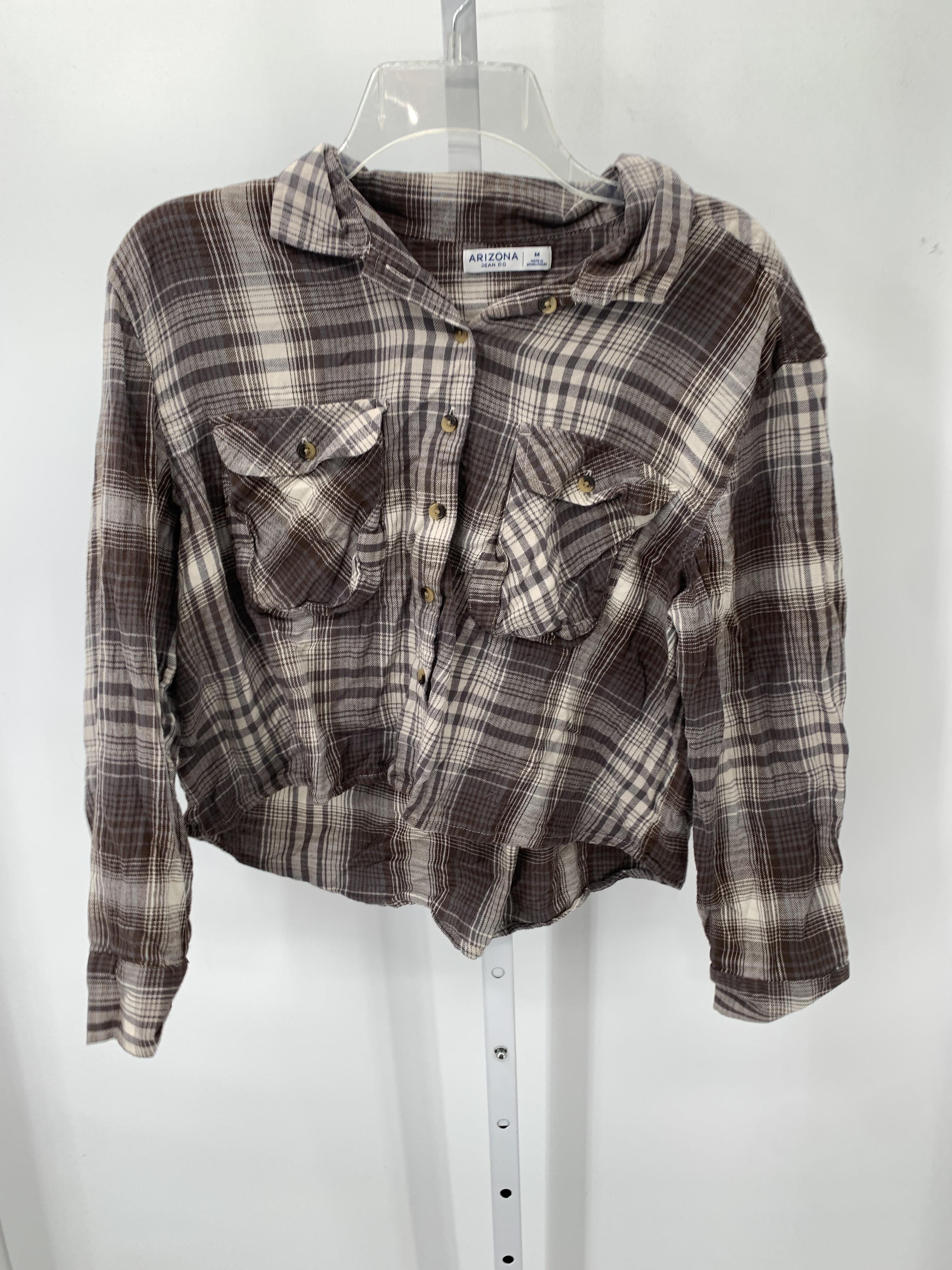 Arizona Size Medium Juniors Long Sleeve Shirt