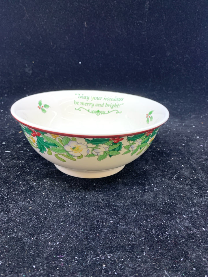 SPODE CHRISTMAS TREE 70TH ANNIV BOWL.