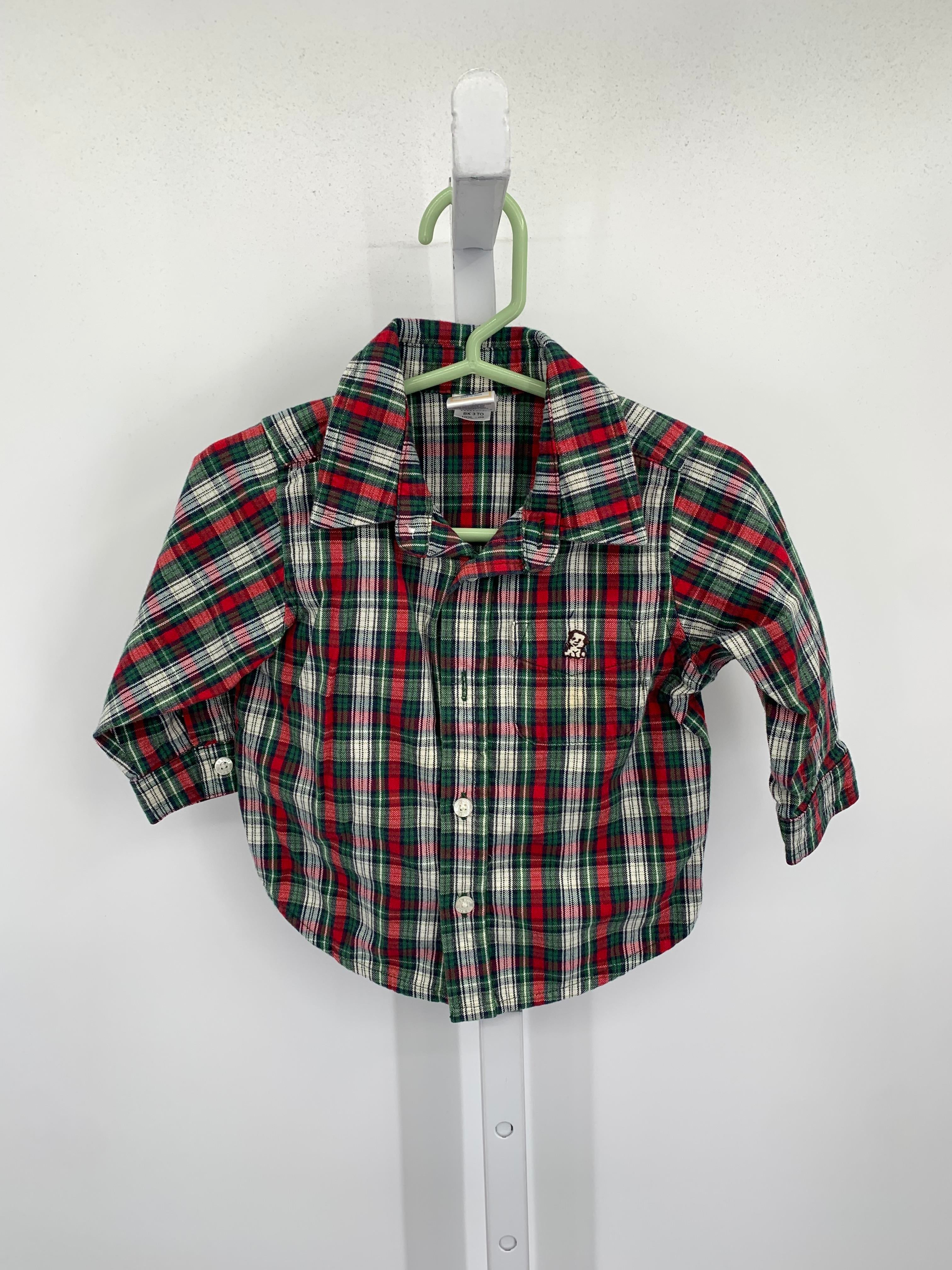 GREEN PLAID BUTTON DOWN