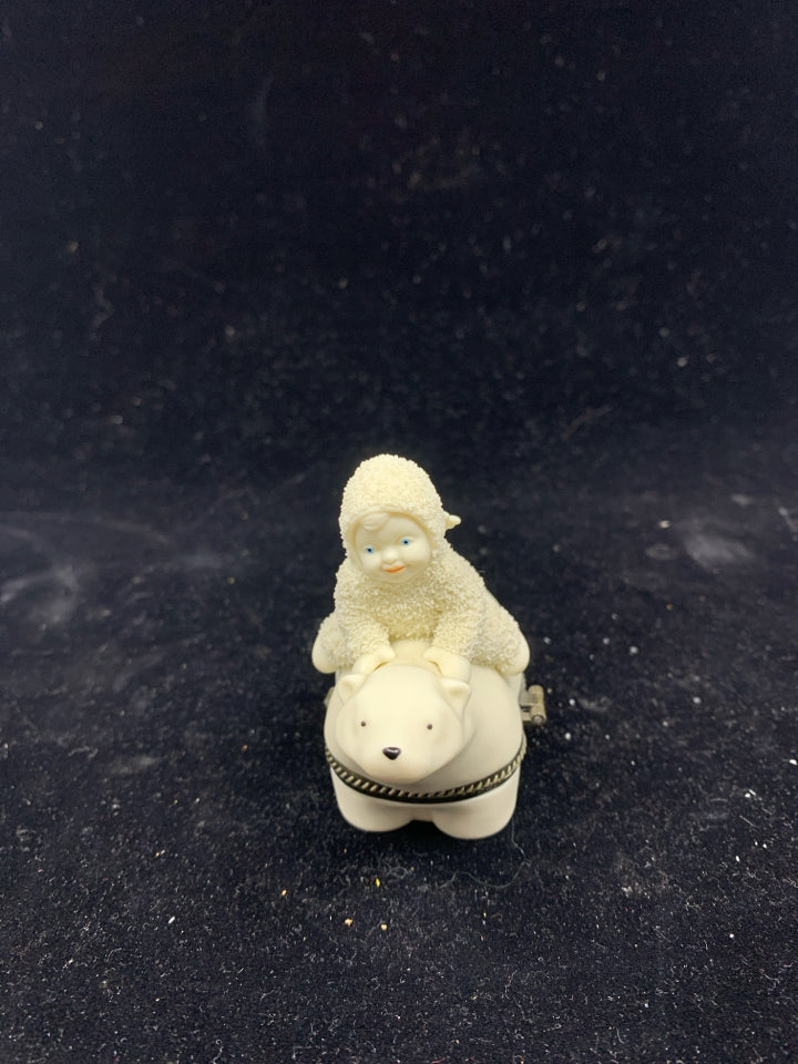 SNOW BABIES TRINKET BOX "POLAR EXPRESS"