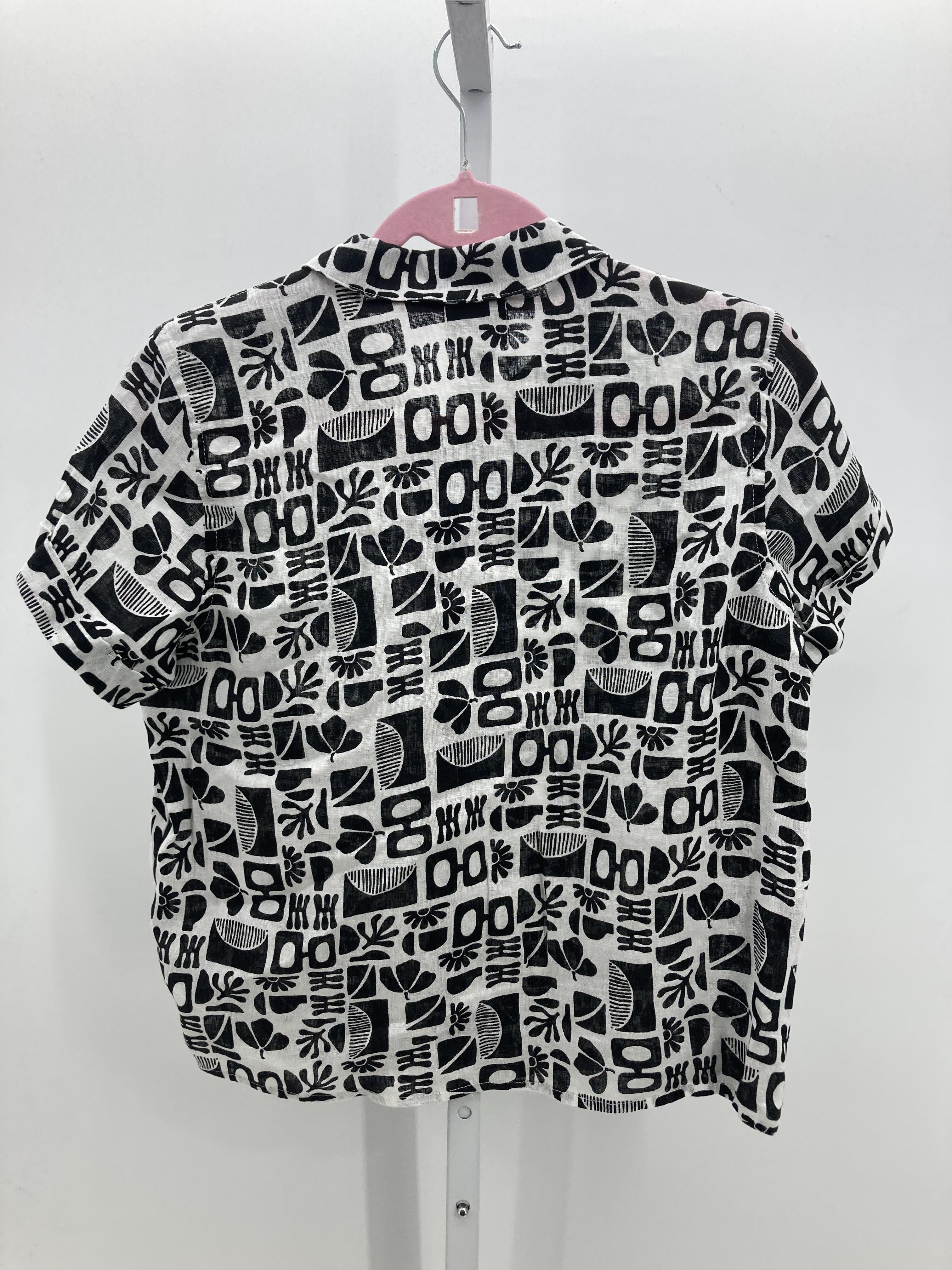 Nicole Miller Size Small Misses Short Sleeve Shirt