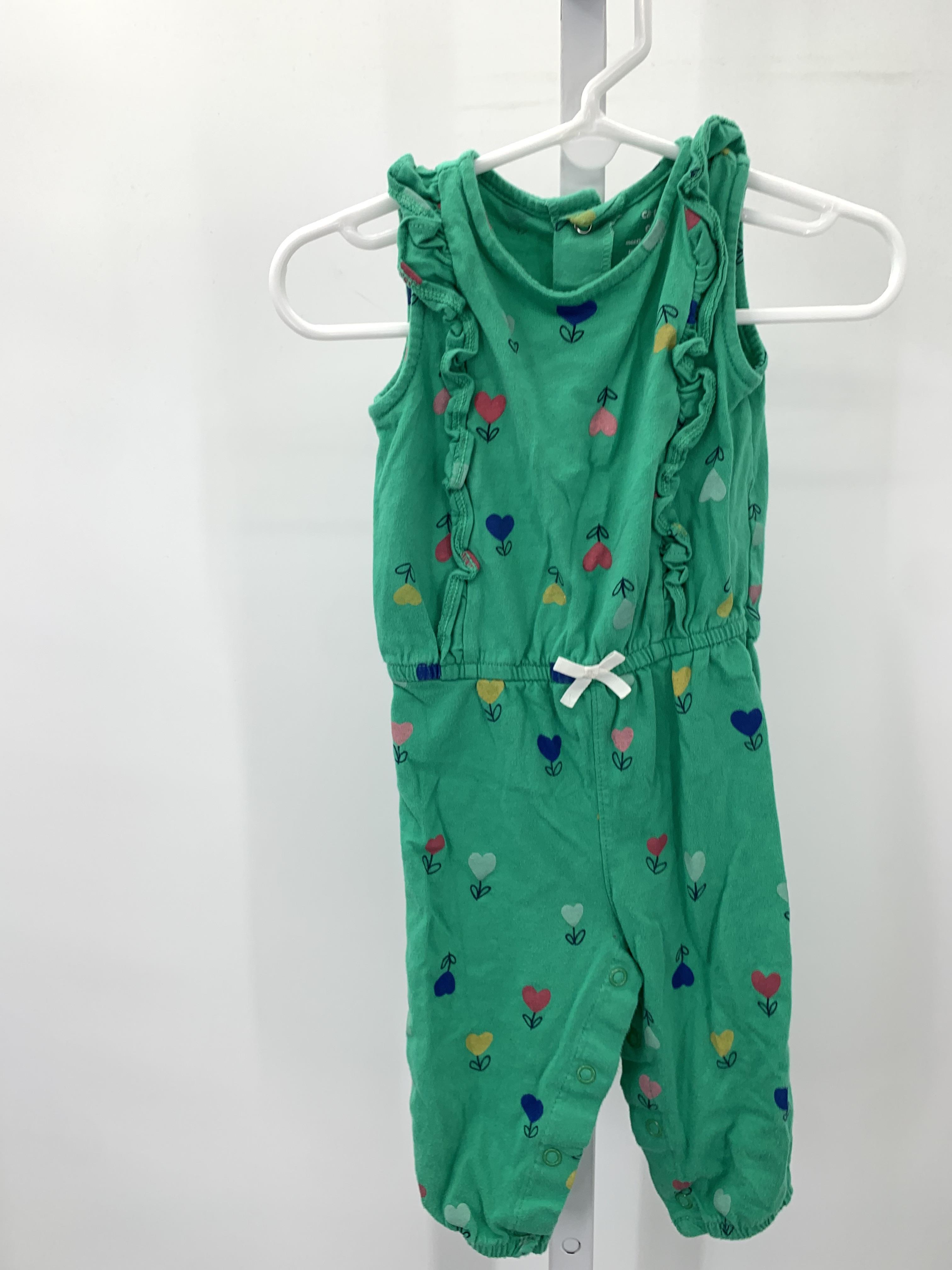 Carters Size 9 Months Girls Sleeveless Romper
