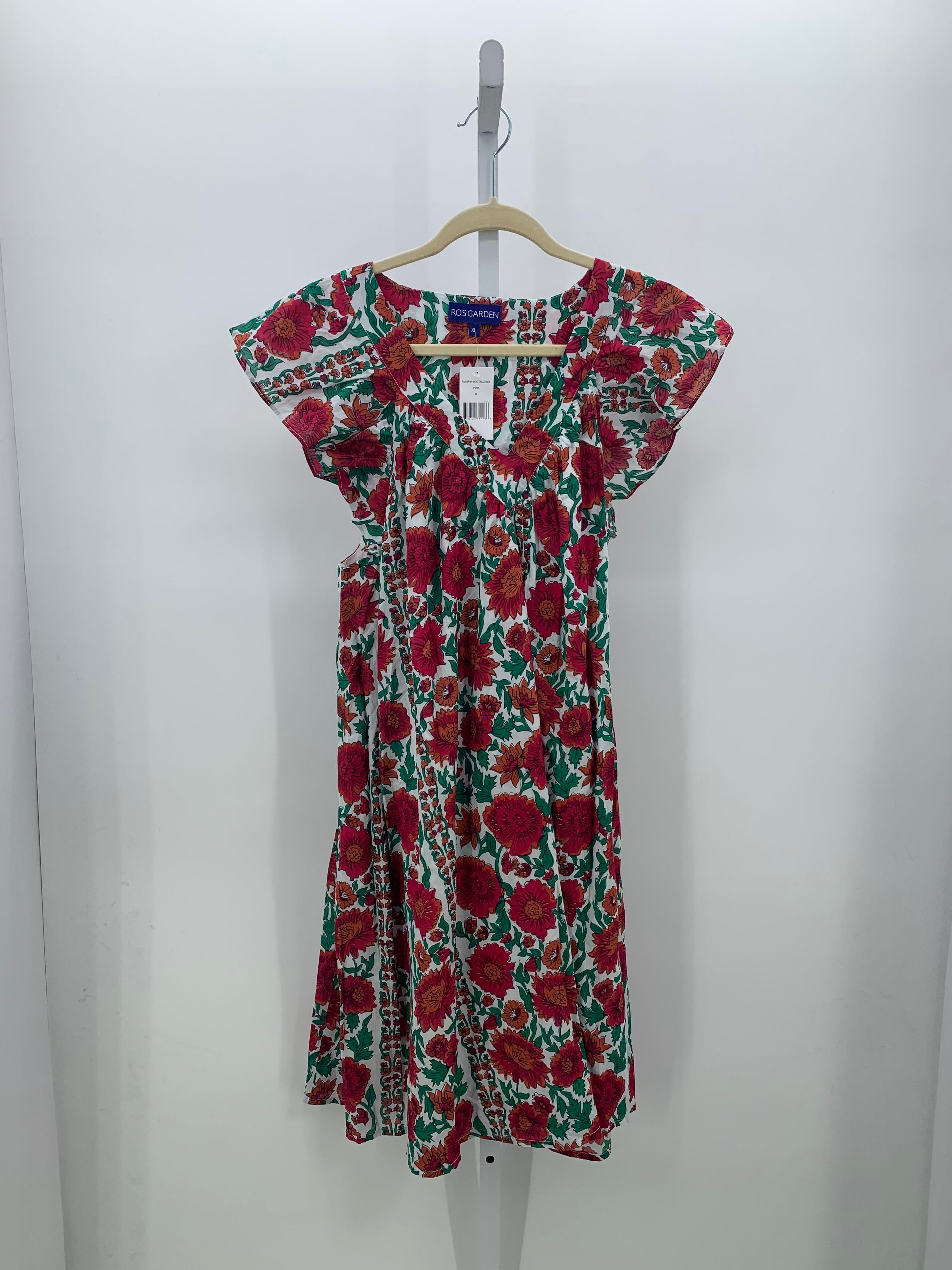 Size Extra Large Misses Short Sleeve Dress