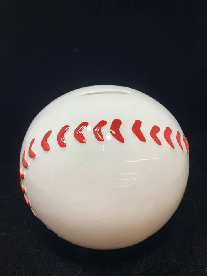 BASEBALL PIGGY BANK.