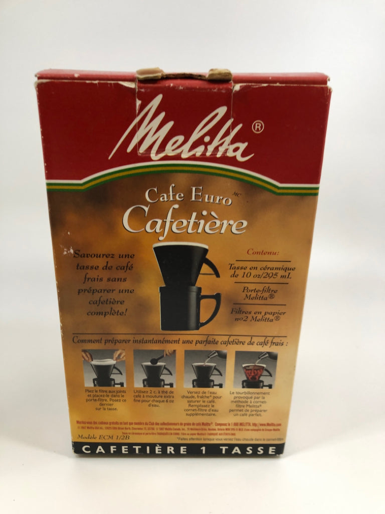 CAFE EURO COFFEEMAKER MUG IN BOX.