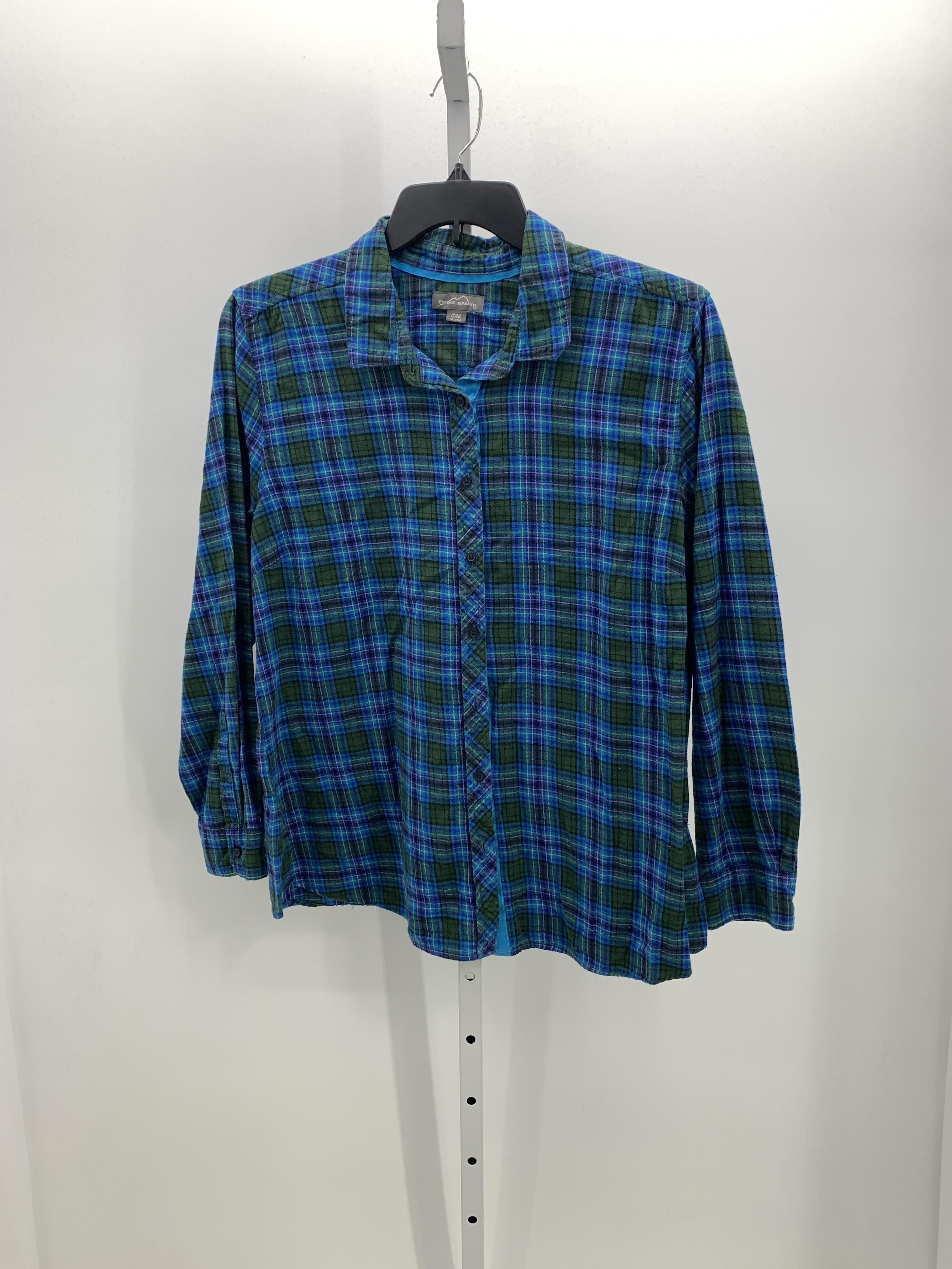 Eddie Bauer Size XXL Misses Long Sleeve Shirt