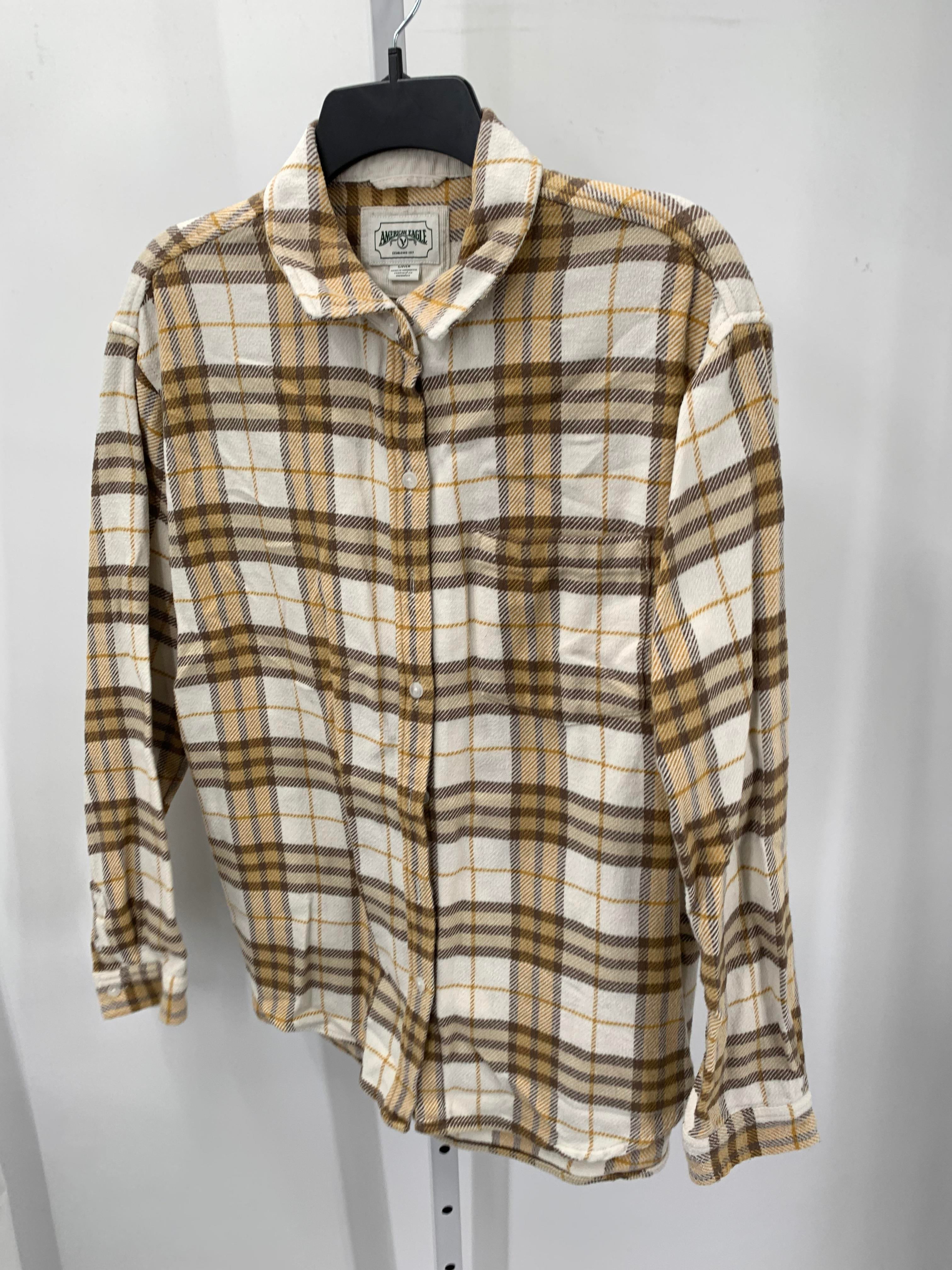 American Eagle Size Small Juniors Long Sleeve Shirt
